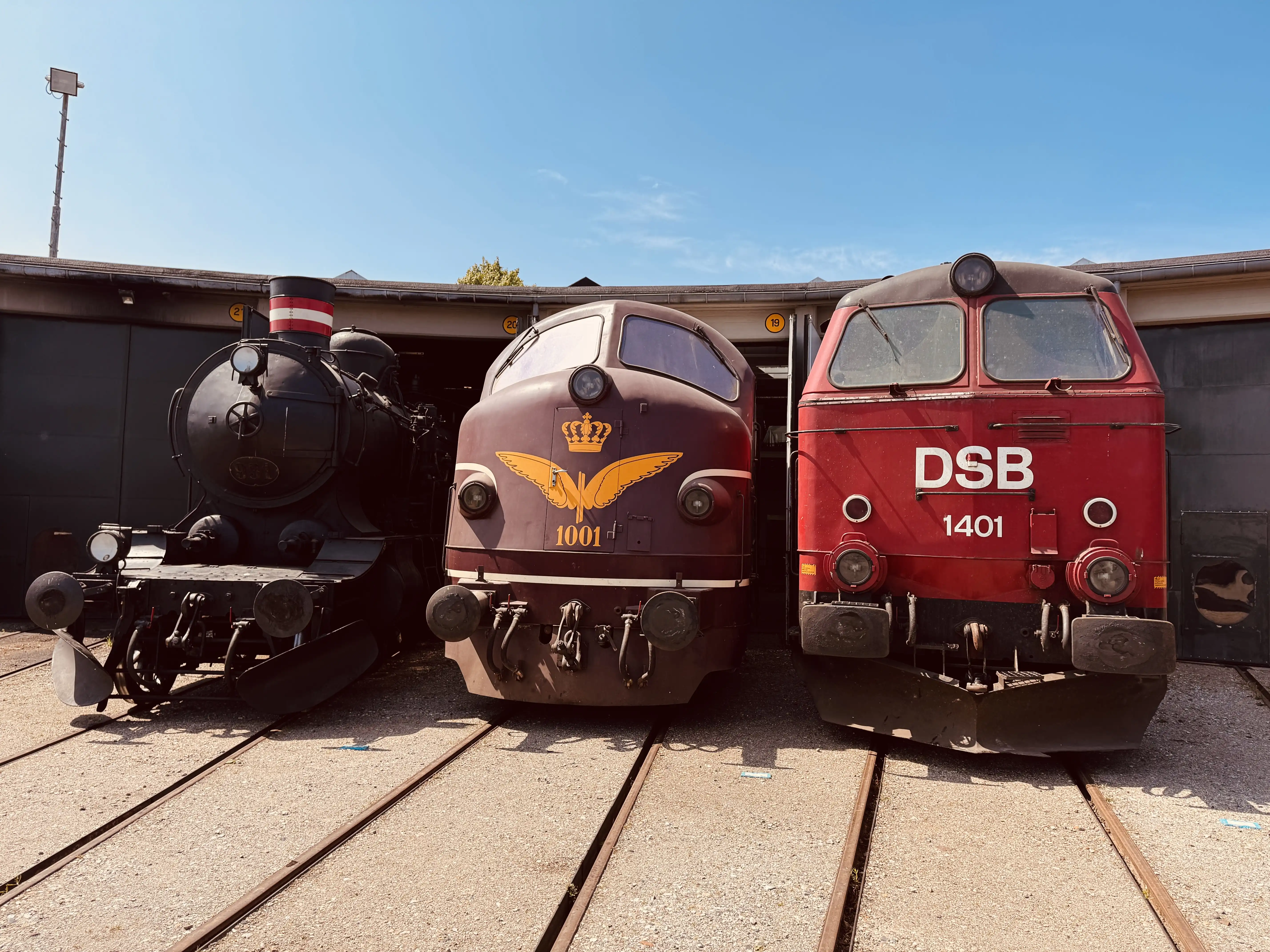 Billede af DSB MZ 1401 fotograferet på Danmarks Jernbanemuseum.