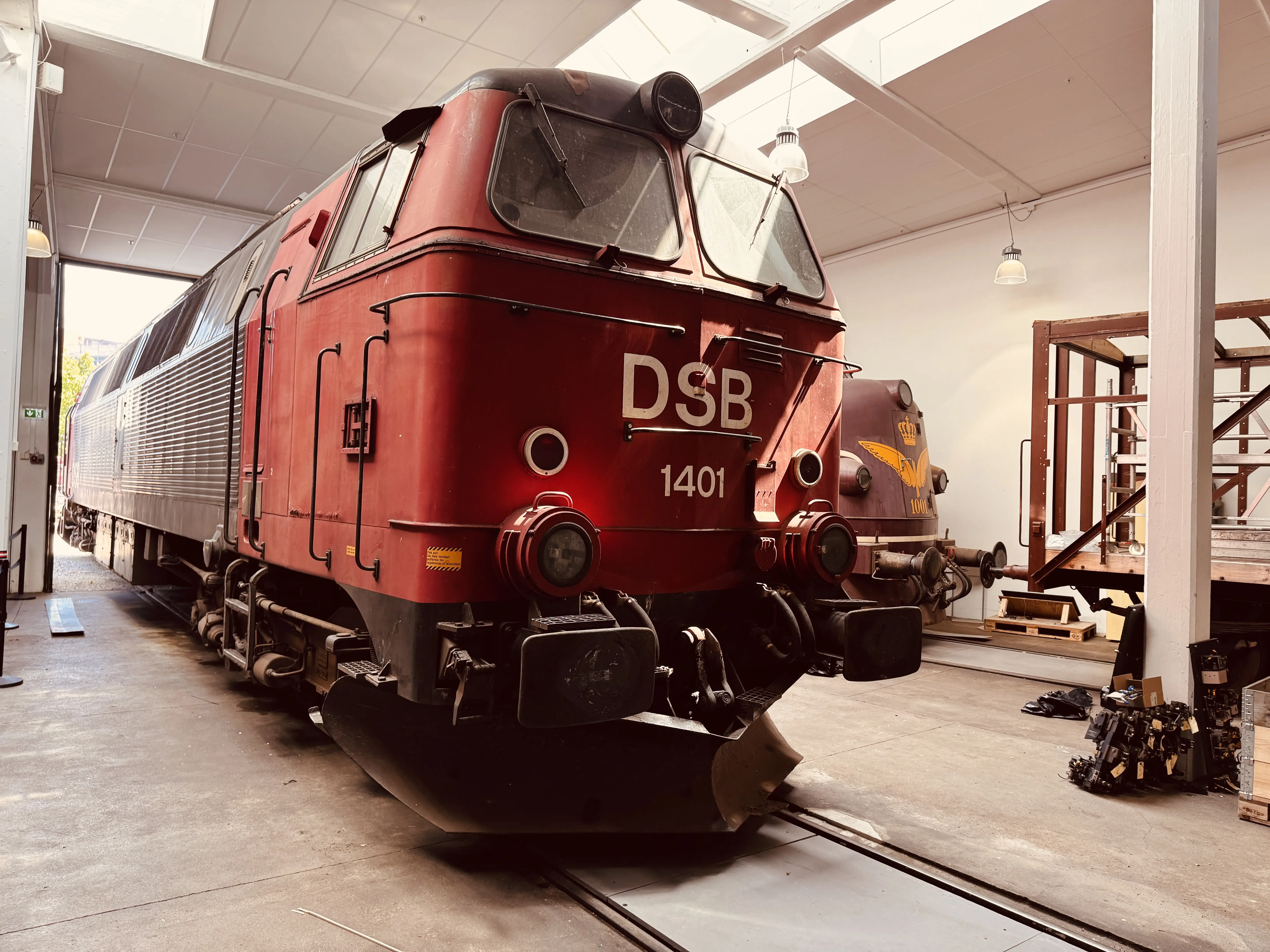 Billede af DSB MZ 1401 fotograferet på Danmarks Jernbanemuseum.