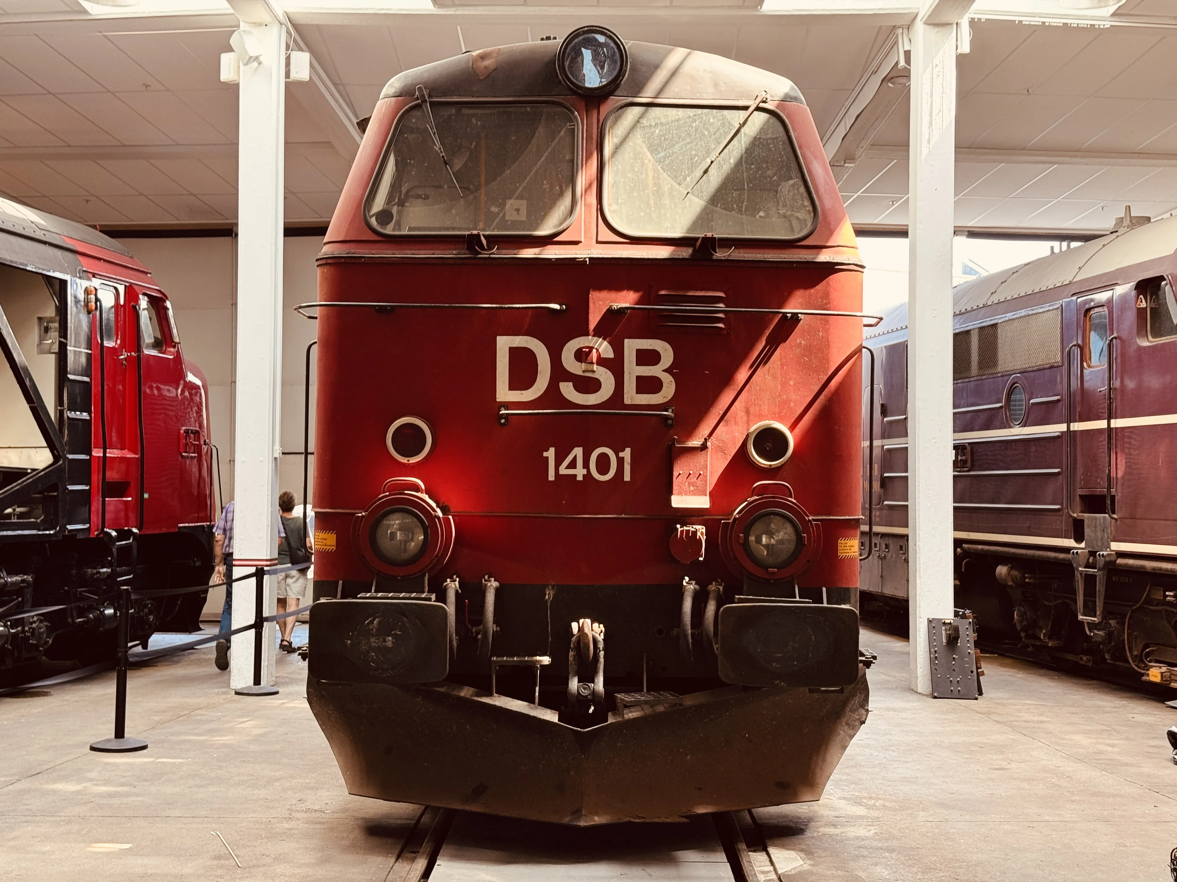 Billede af DSB MZ 1401 fotograferet på Danmarks Jernbanemuseum.