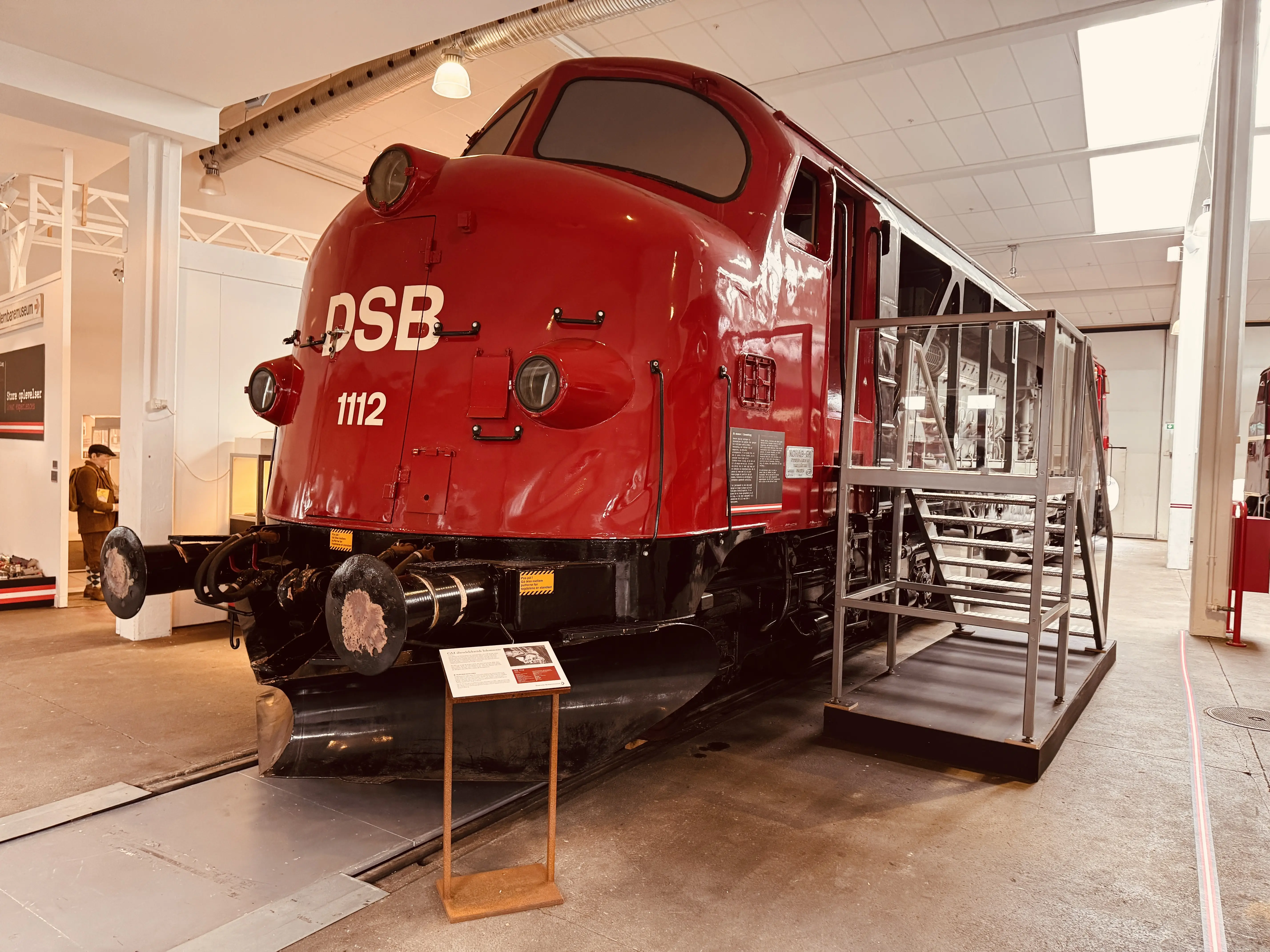 Billede af DSB MY 1112 fotograferet på Danmarks Jernbanemuseum i Odense.