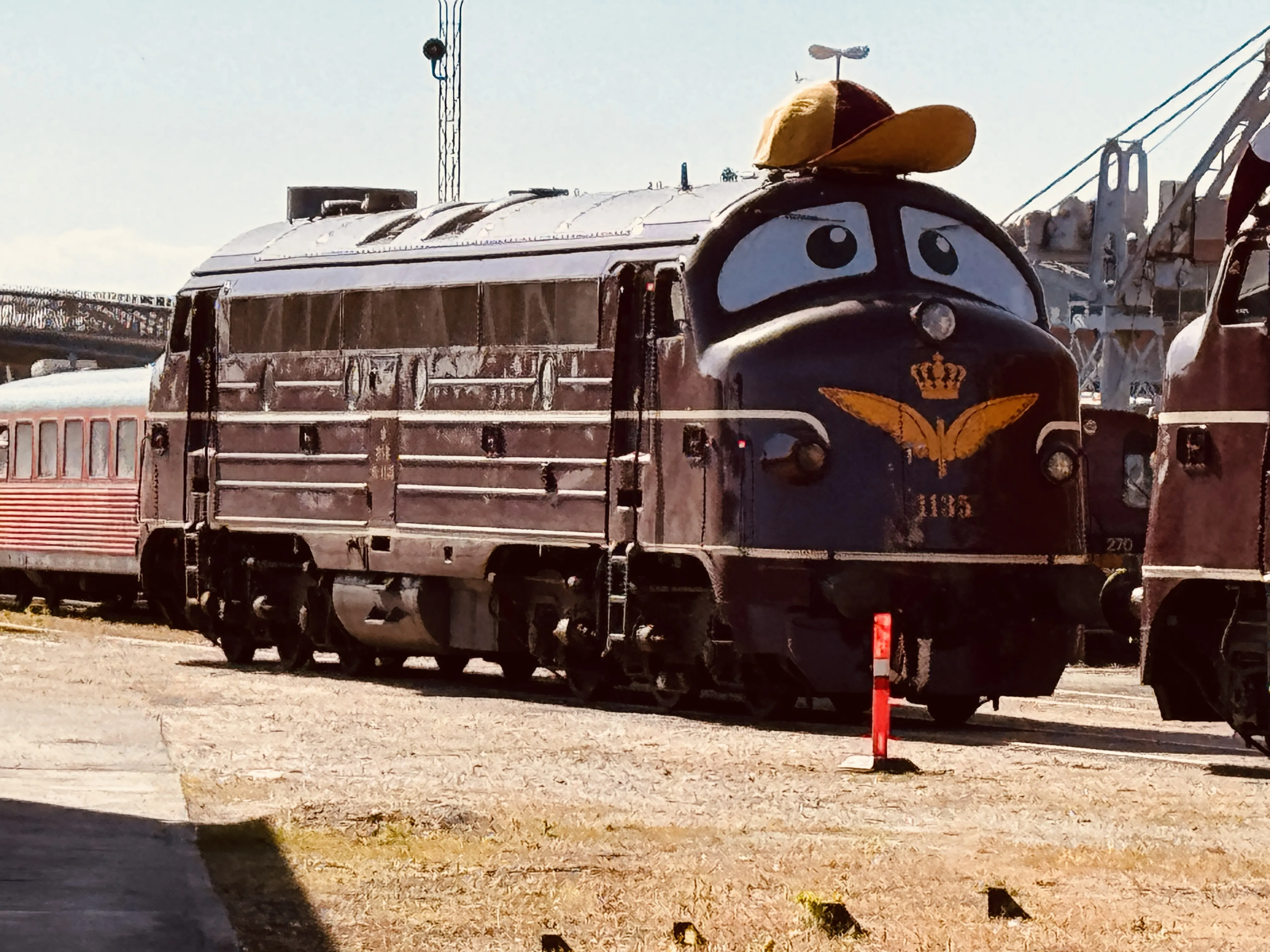 Billede af DSB MY 1135 fotograferet på Danmarks Jernbanemuseum i Odense.