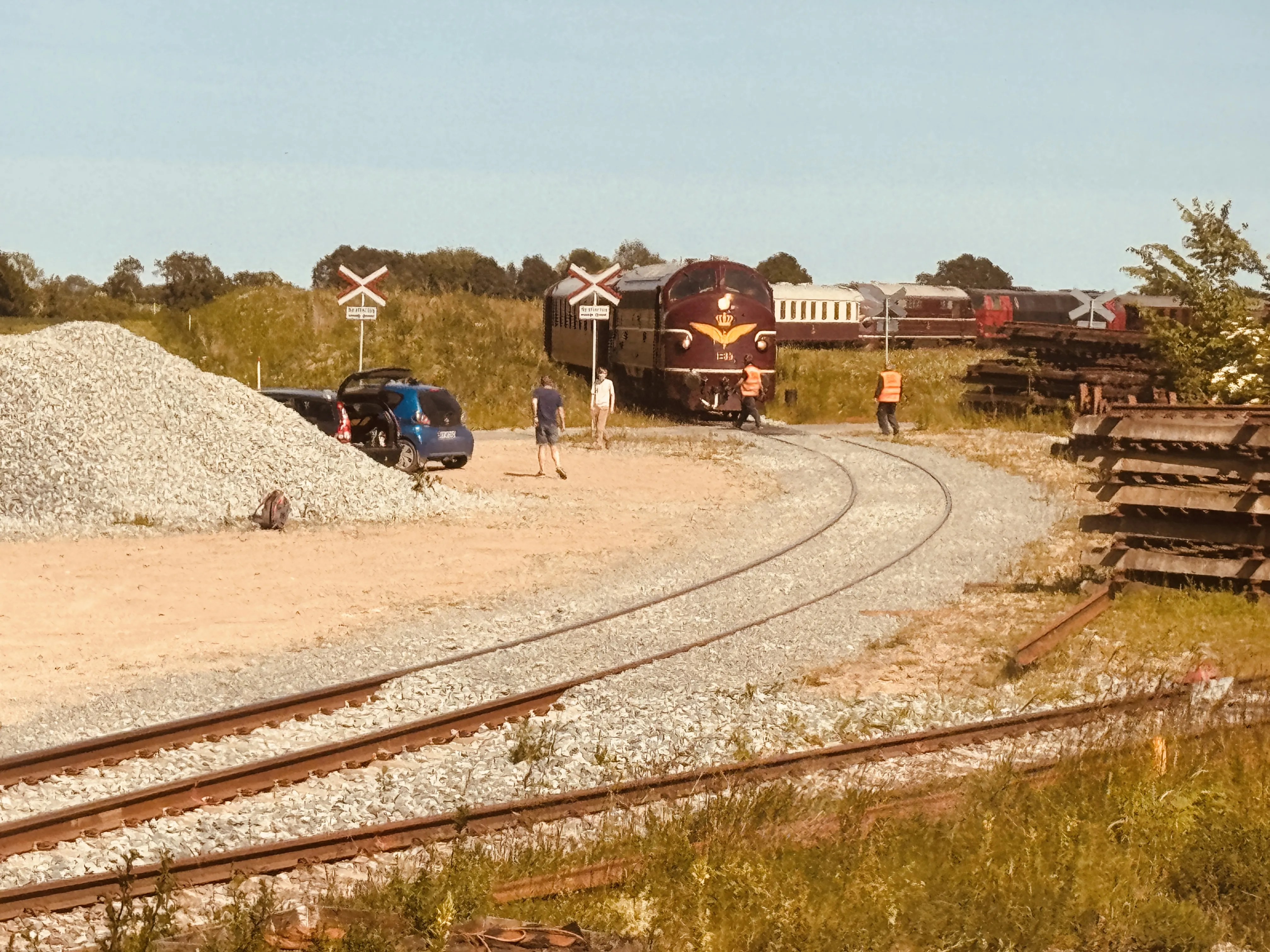 Billede af DSB MY 1135 fotograferet ud for Marslev Station.