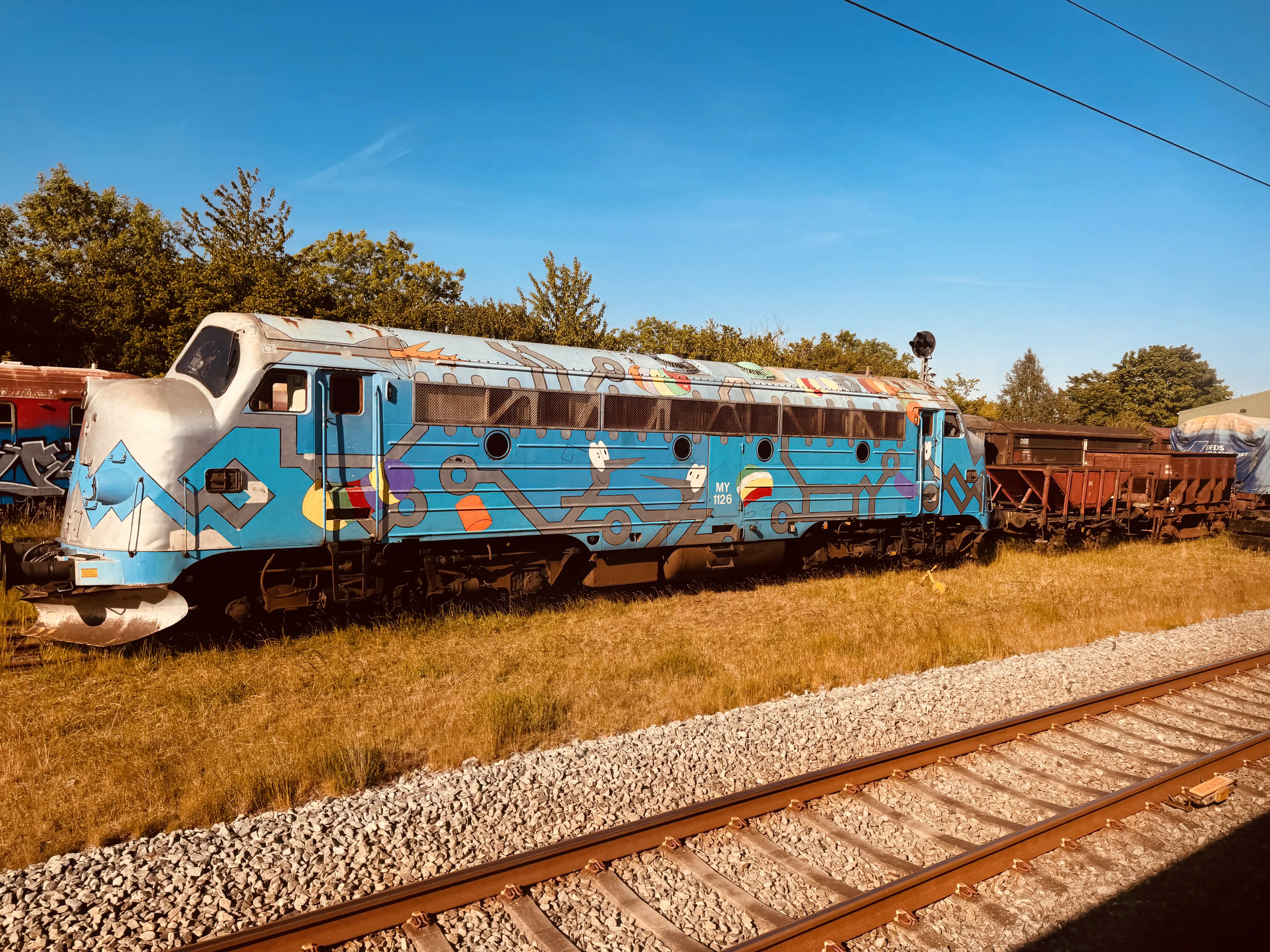 Billede af DSB MY 1126 fotograferet ud for Marslev Station.