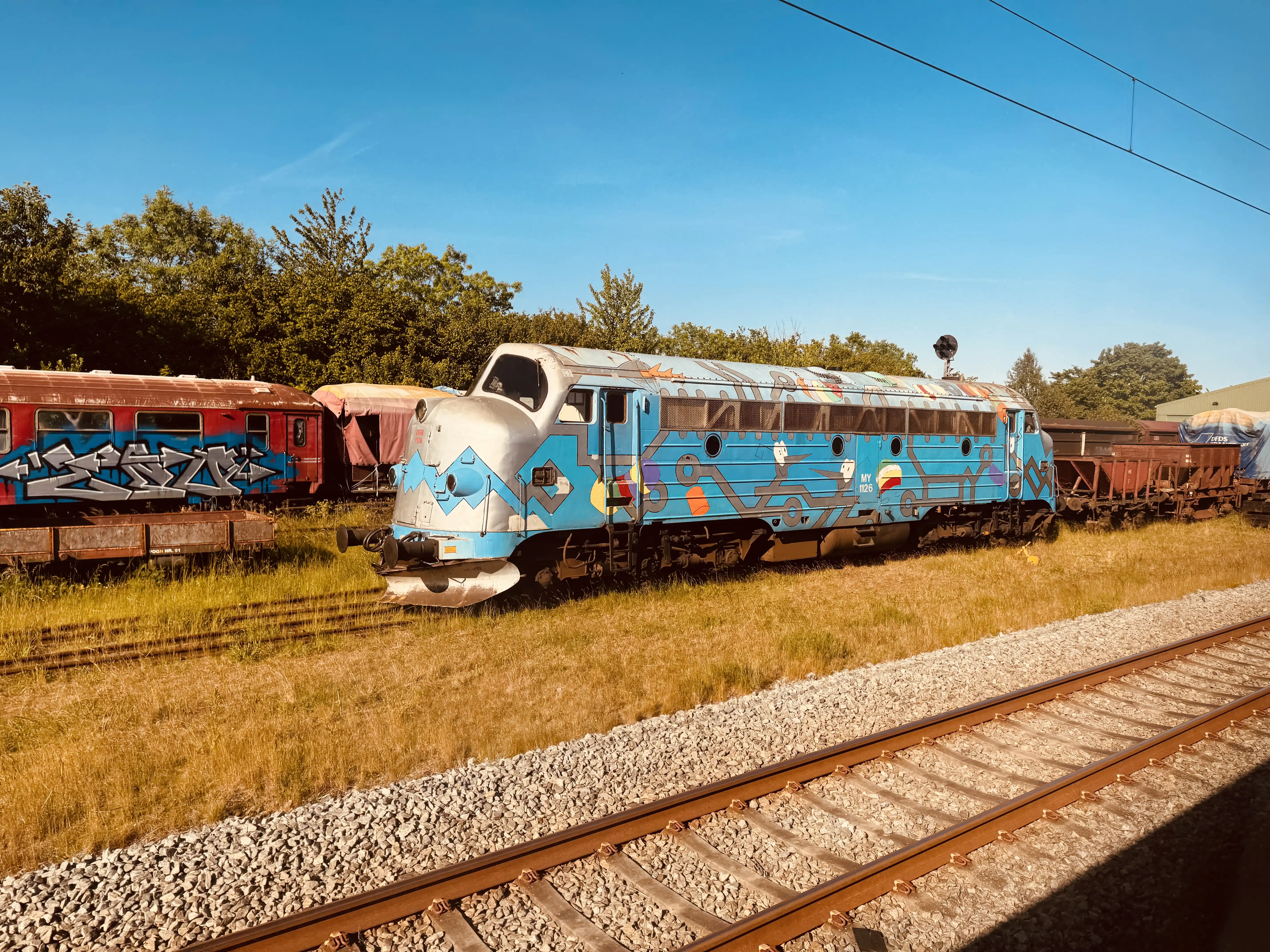 Billede af DSB MY 1126 fotograferet ud for Marslev Station.