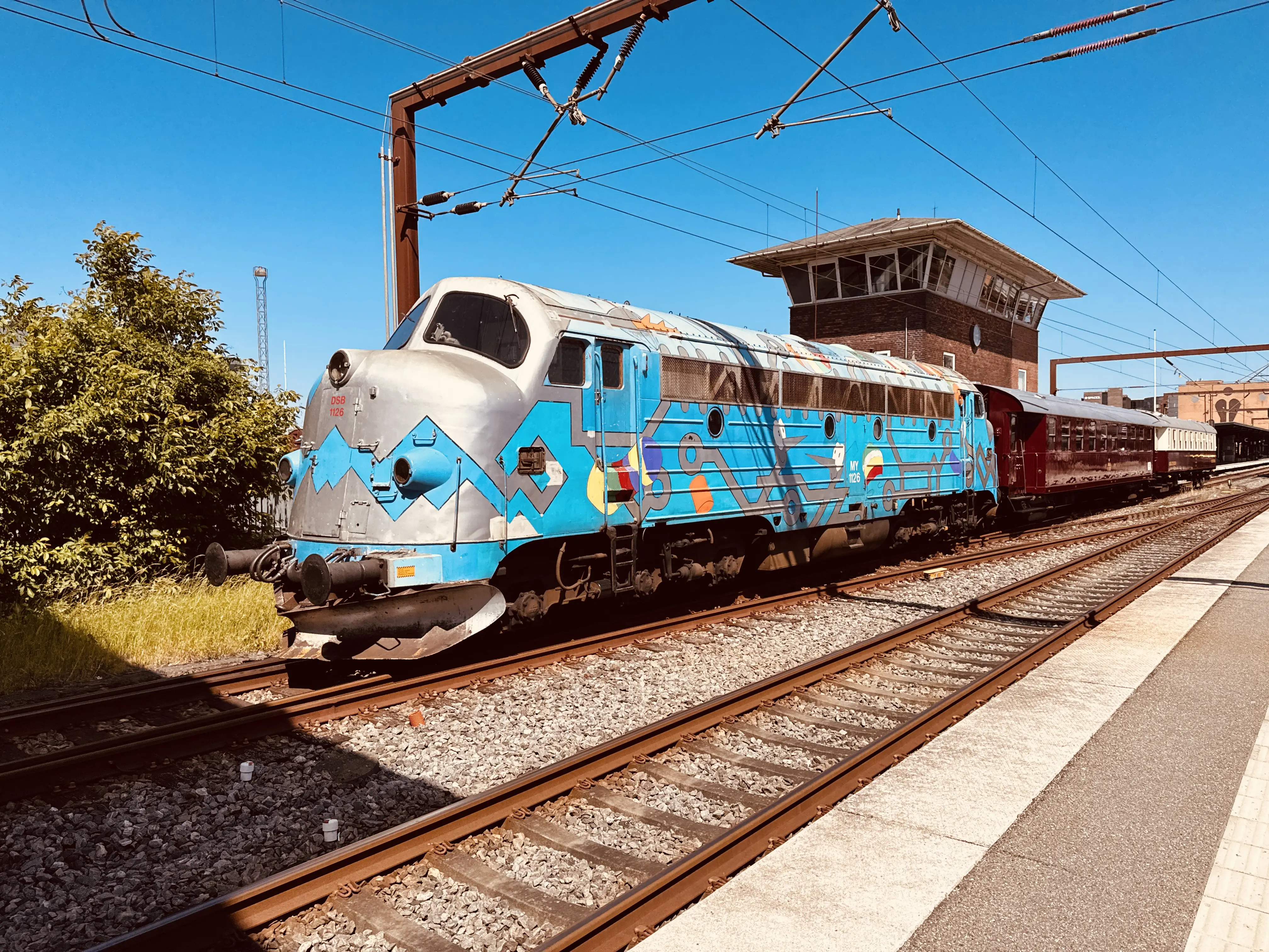 Billede af DSB MY 1126 fotograferet ud for Odense Banegård Center.