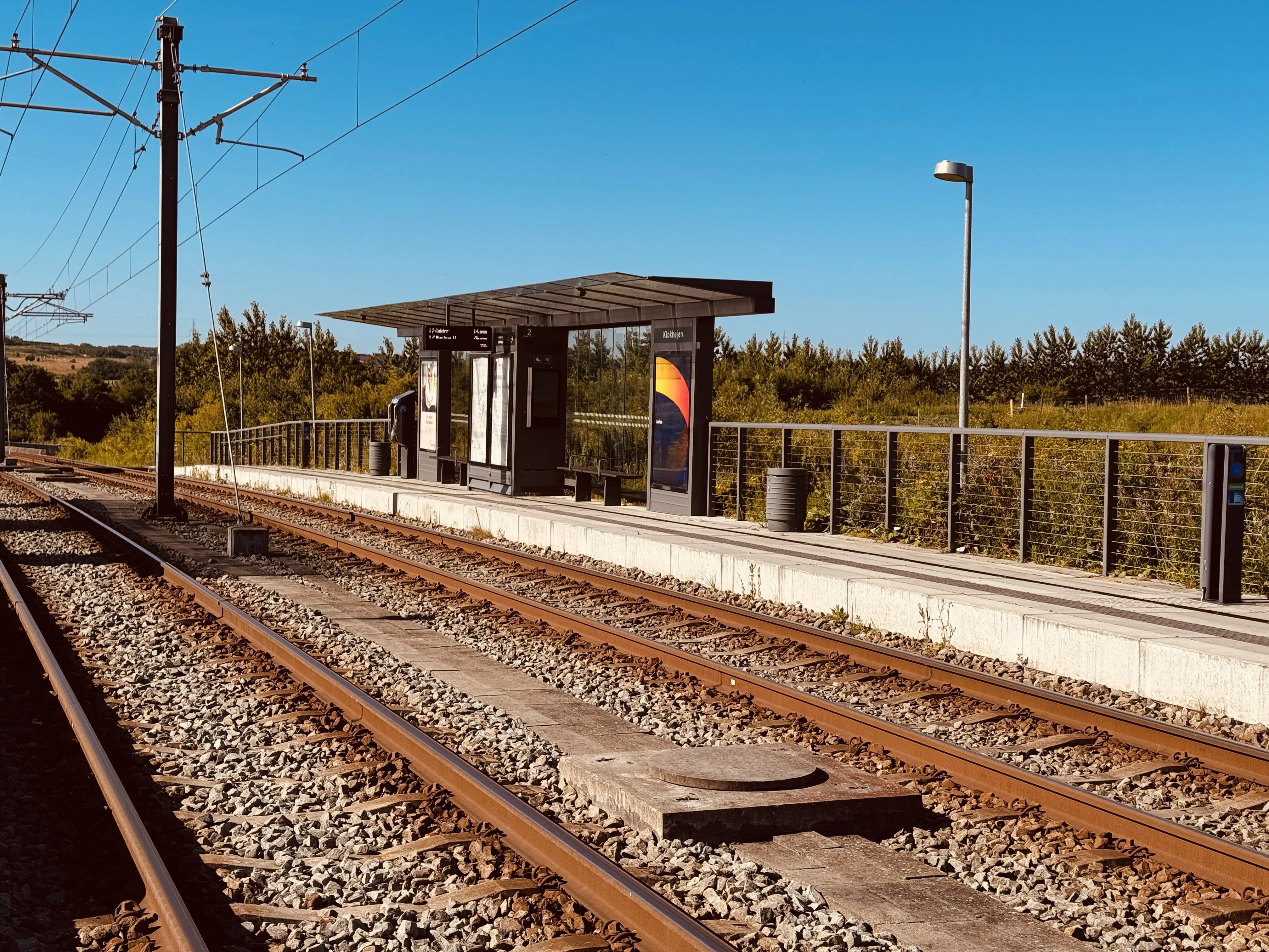 Billede af Klokhøjen Letbanestation. Billede af Klokhøjen Letbanestation.