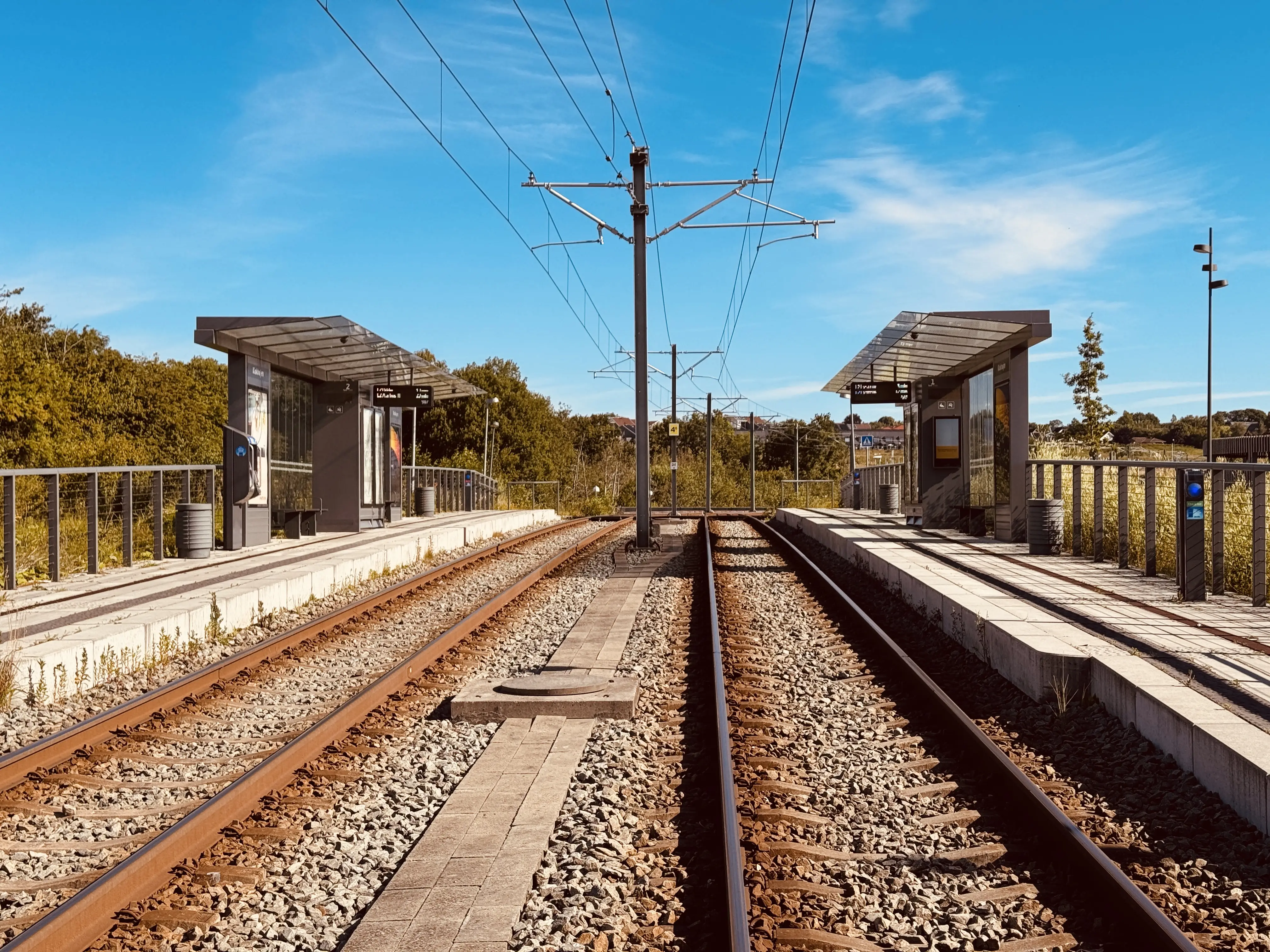 Billede af Klokhøjen Letbanestation. Billede af Klokhøjen Letbanestation.