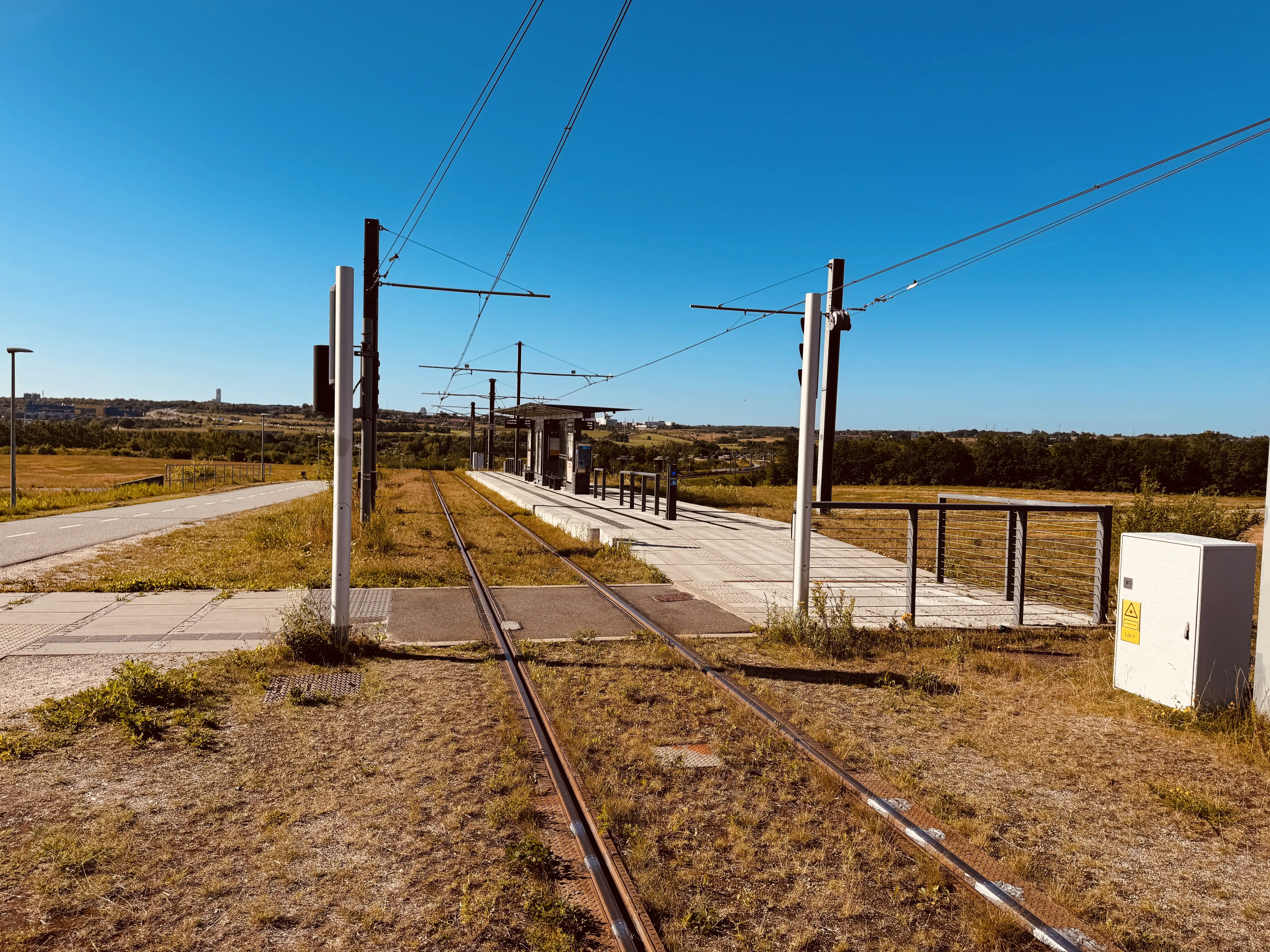 Billede af Lisbjerg Bygade Letbanestation. Billede af Lisbjerg Bygade Letbanestation.