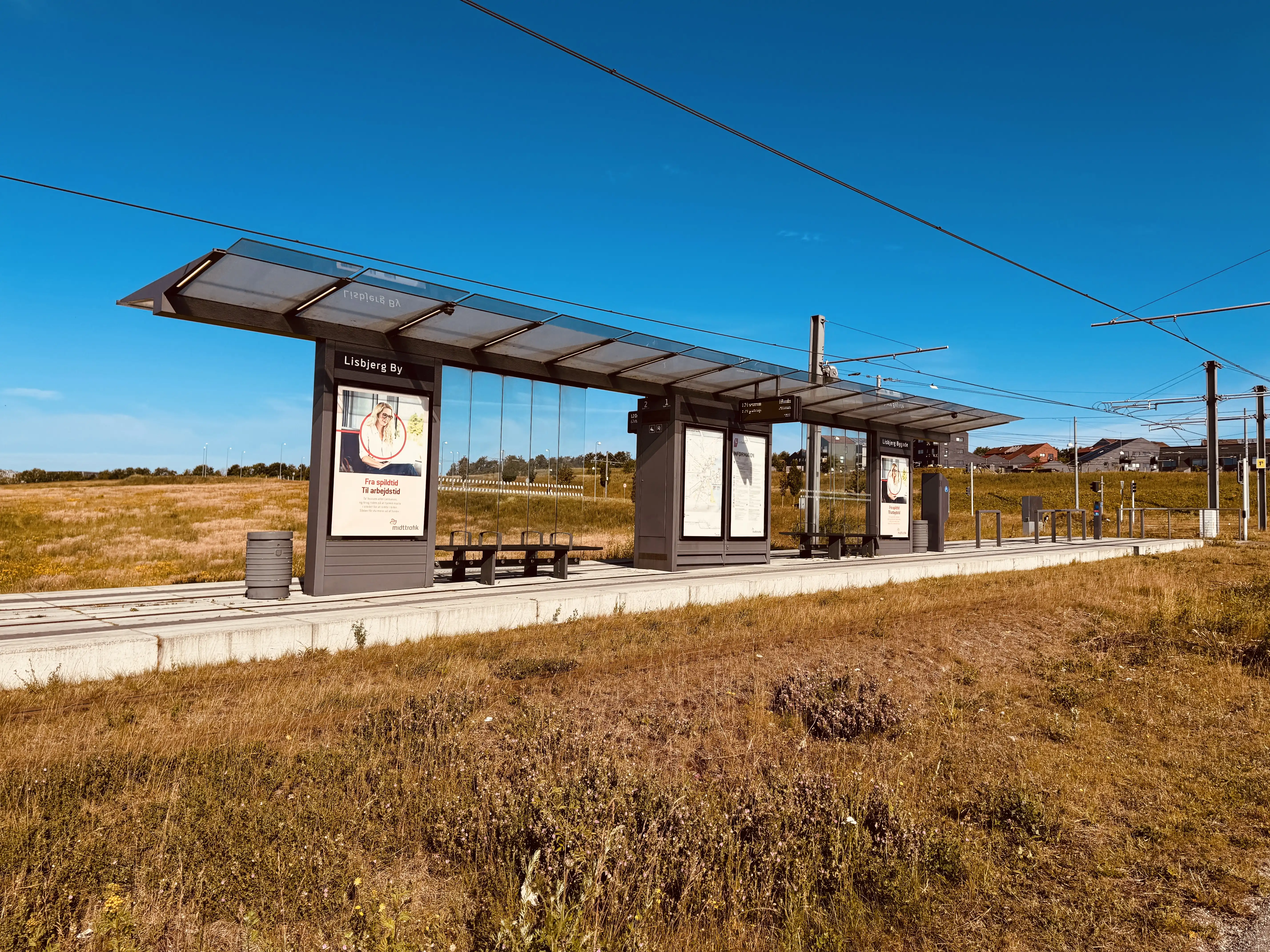 Billede af Lisbjerg Bygade Letbanestation. Billede af Lisbjerg Bygade Letbanestation.