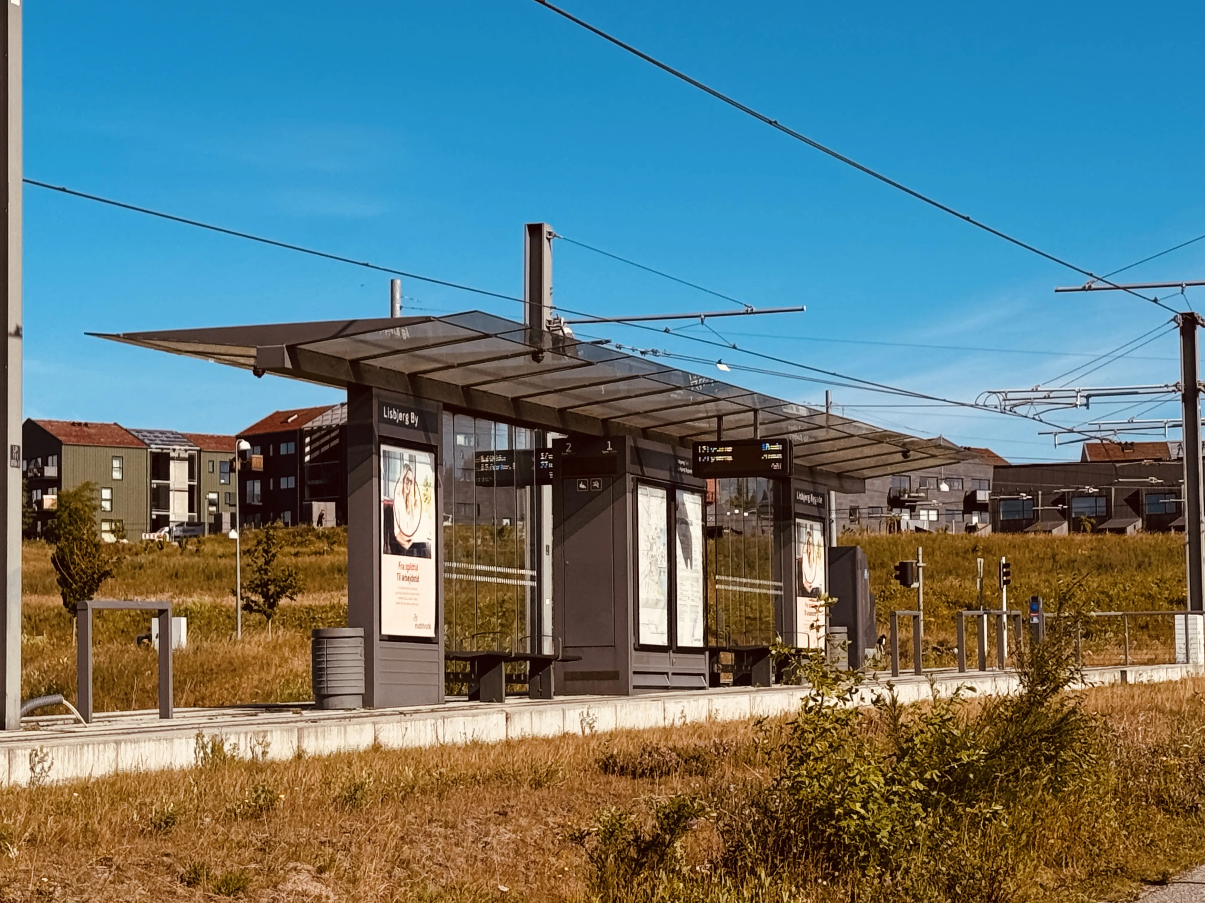 Billede af Lisbjerg Bygade Letbanestation. Billede af Lisbjerg Bygade Letbanestation.