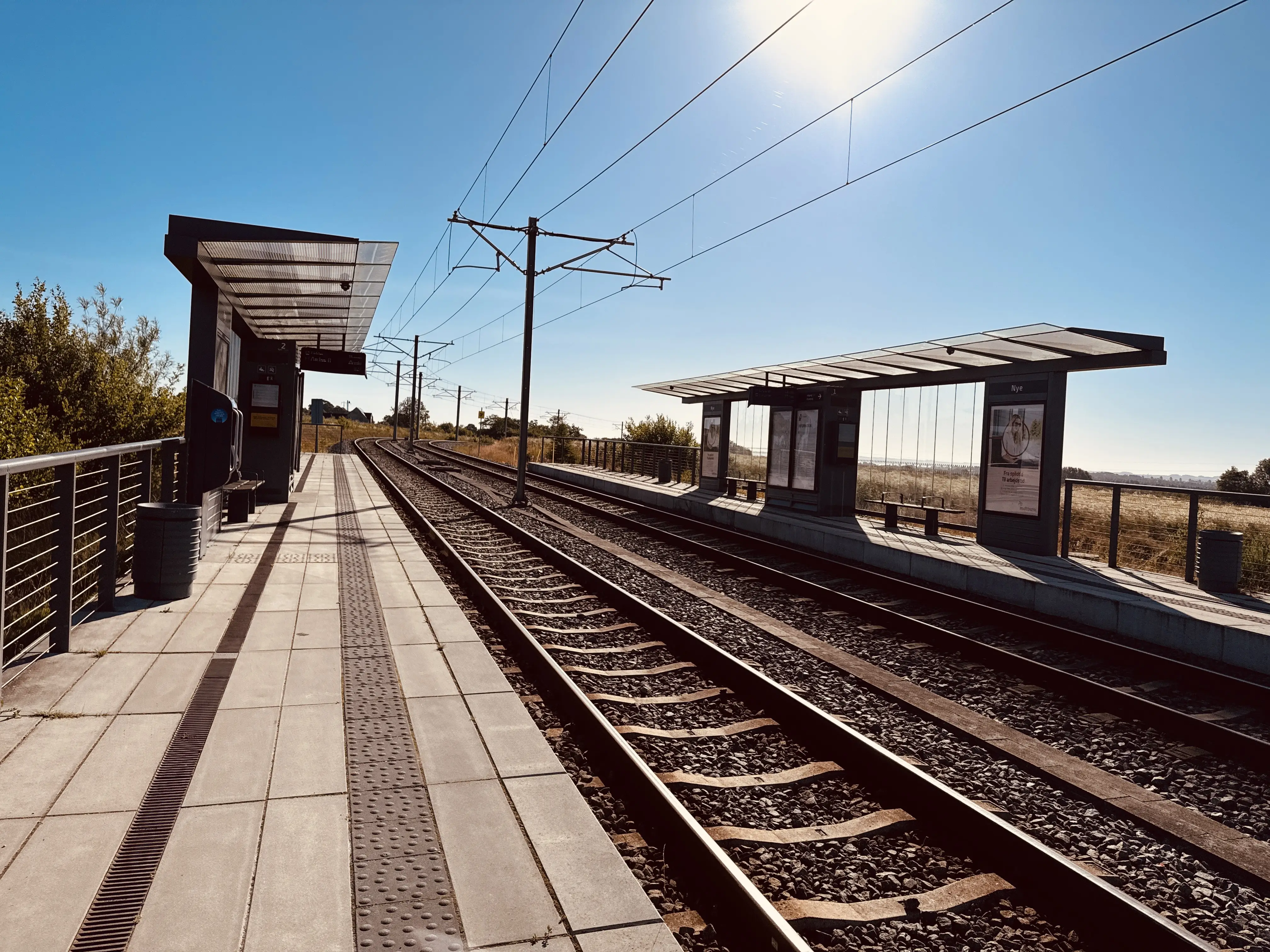 Billede af Nye Letbanestation. Billede af Nye Letbanestation.