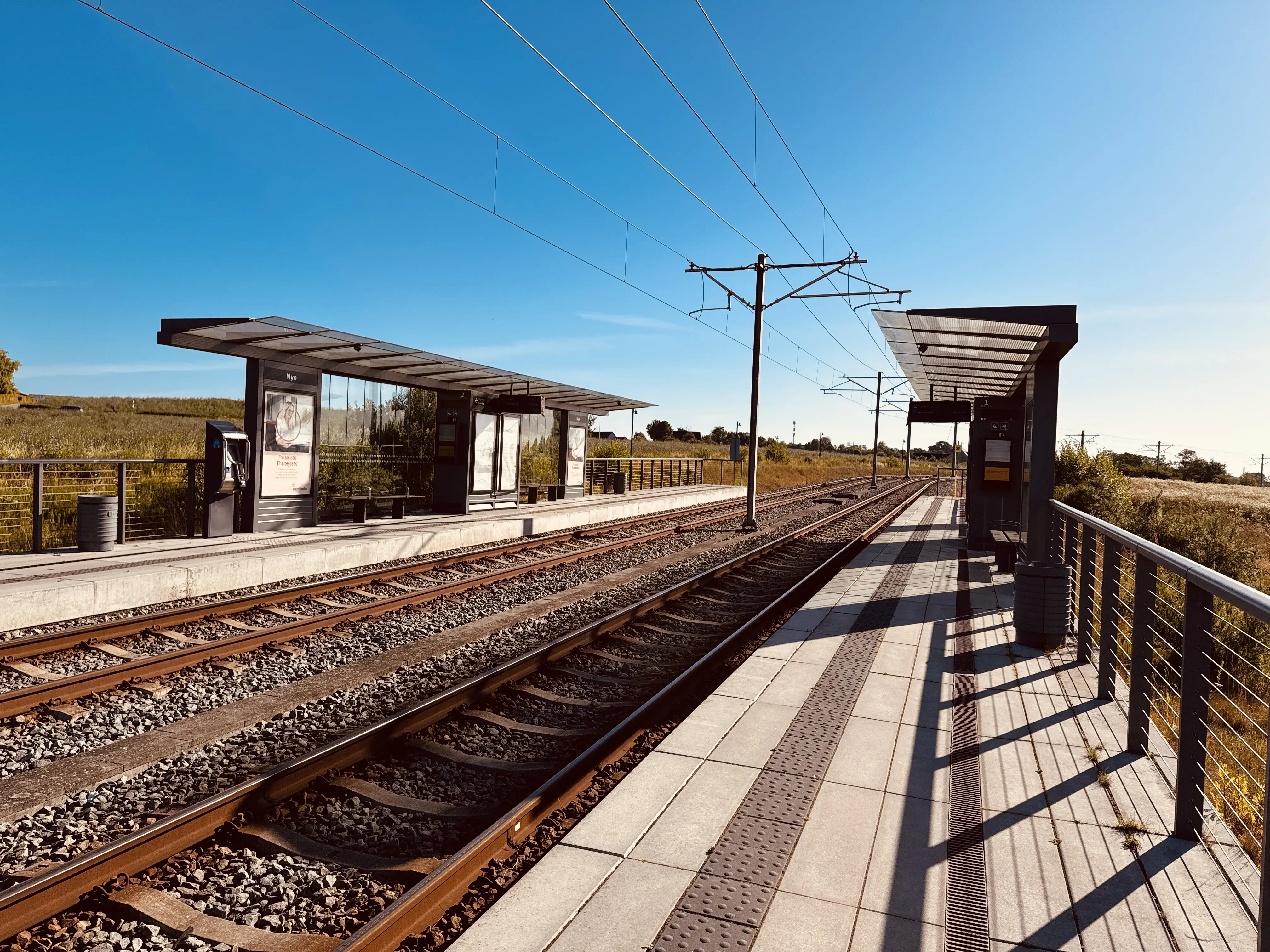 Billede af Nye Letbanestation.