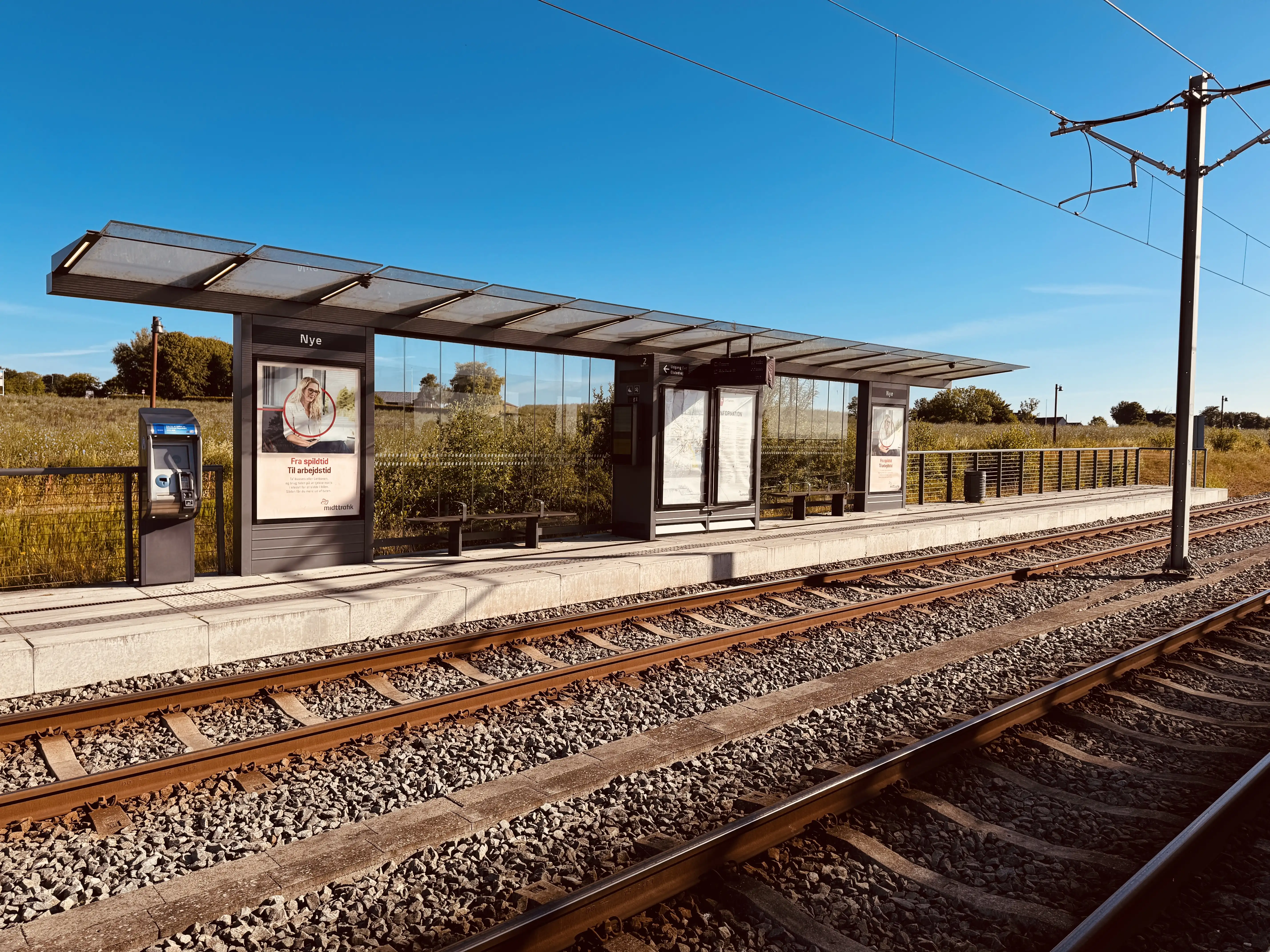 Billede af Nye Letbanestation. Billede af Nye Letbanestation.