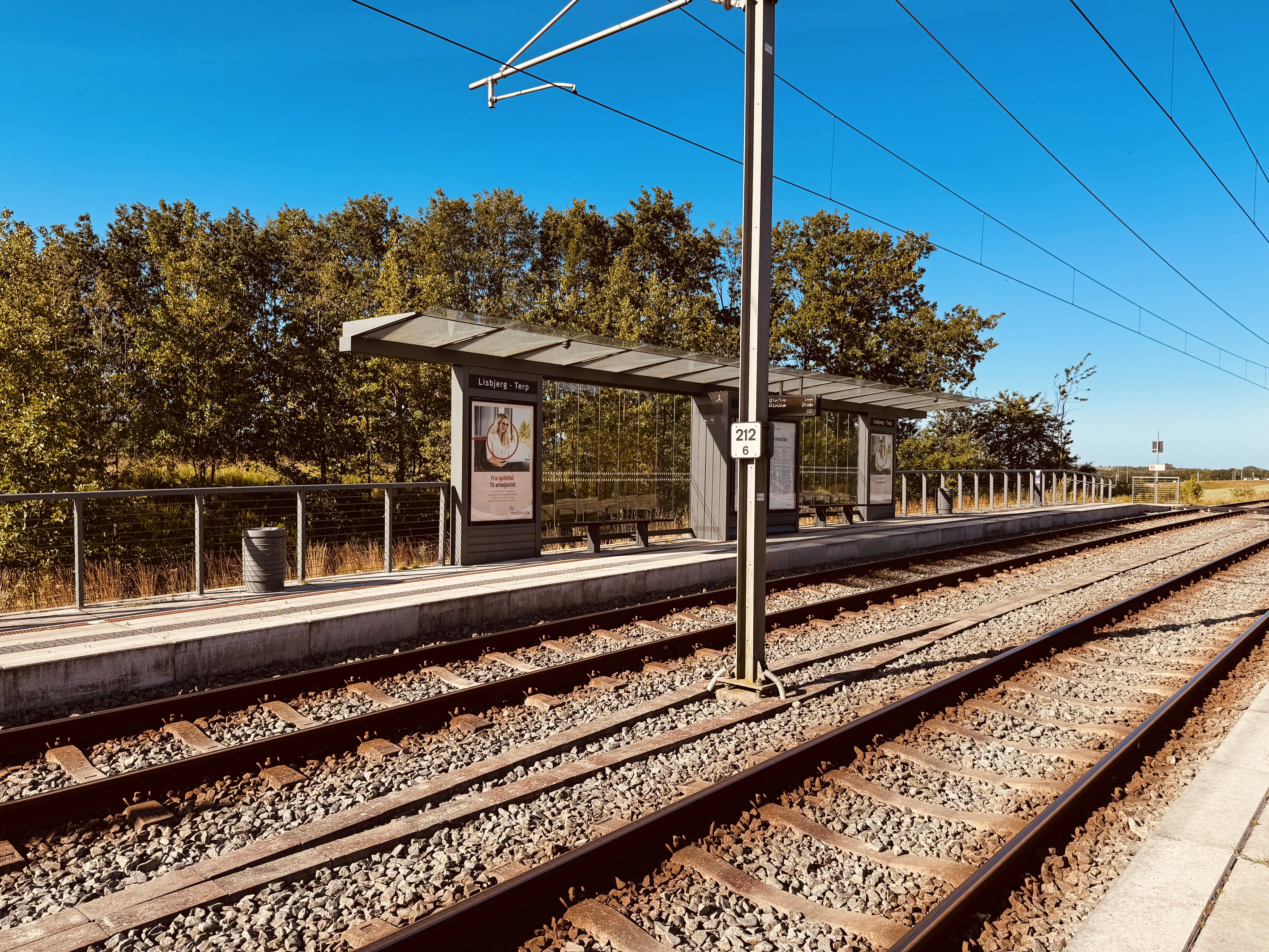 Billede af Lisbjerg - Terp Letbanestation. Billede af Lisbjerg - Terp Letbanestation.