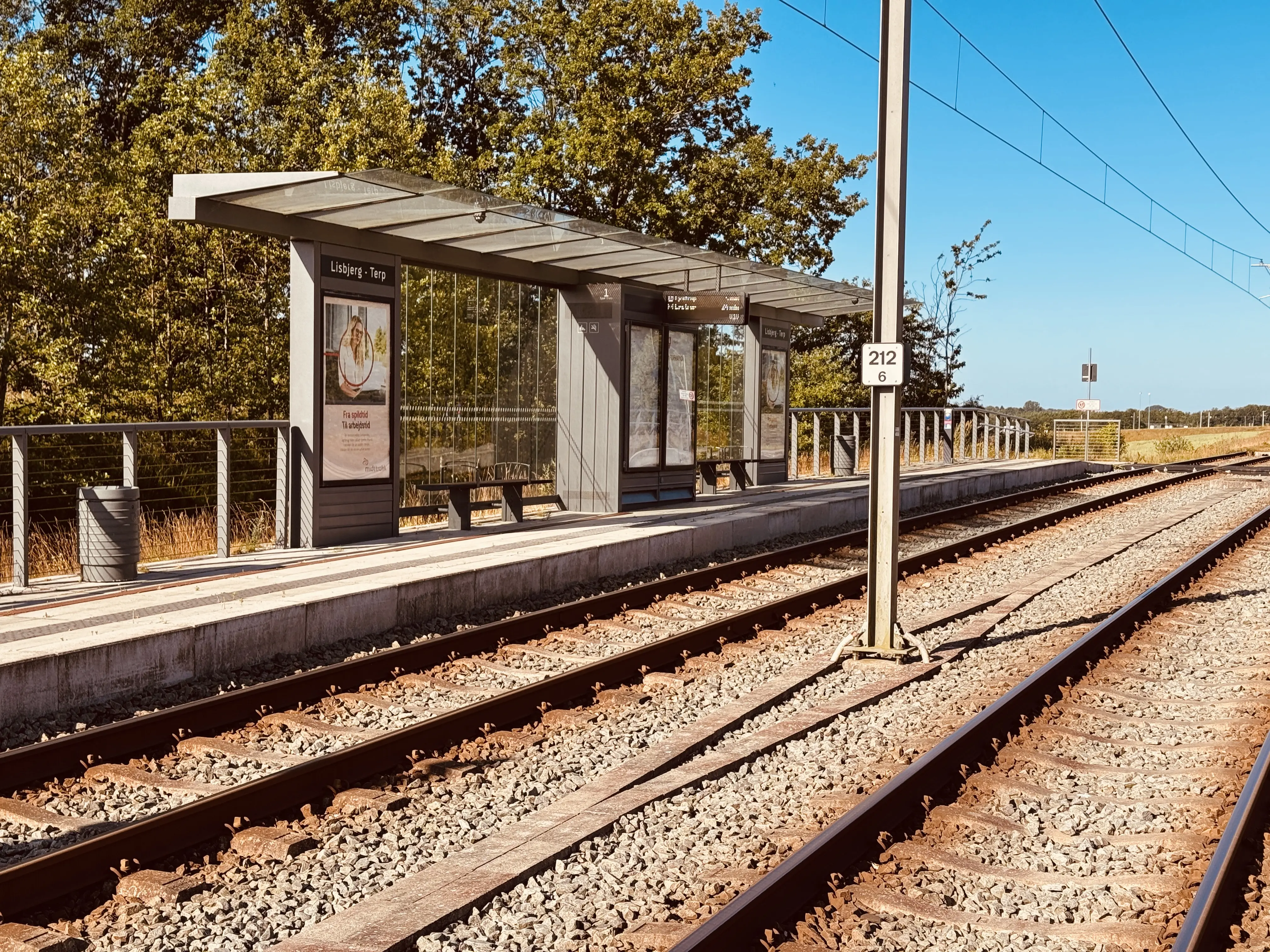 Billede af Lisbjerg - Terp Letbanestation. Billede af Lisbjerg - Terp Letbanestation.
