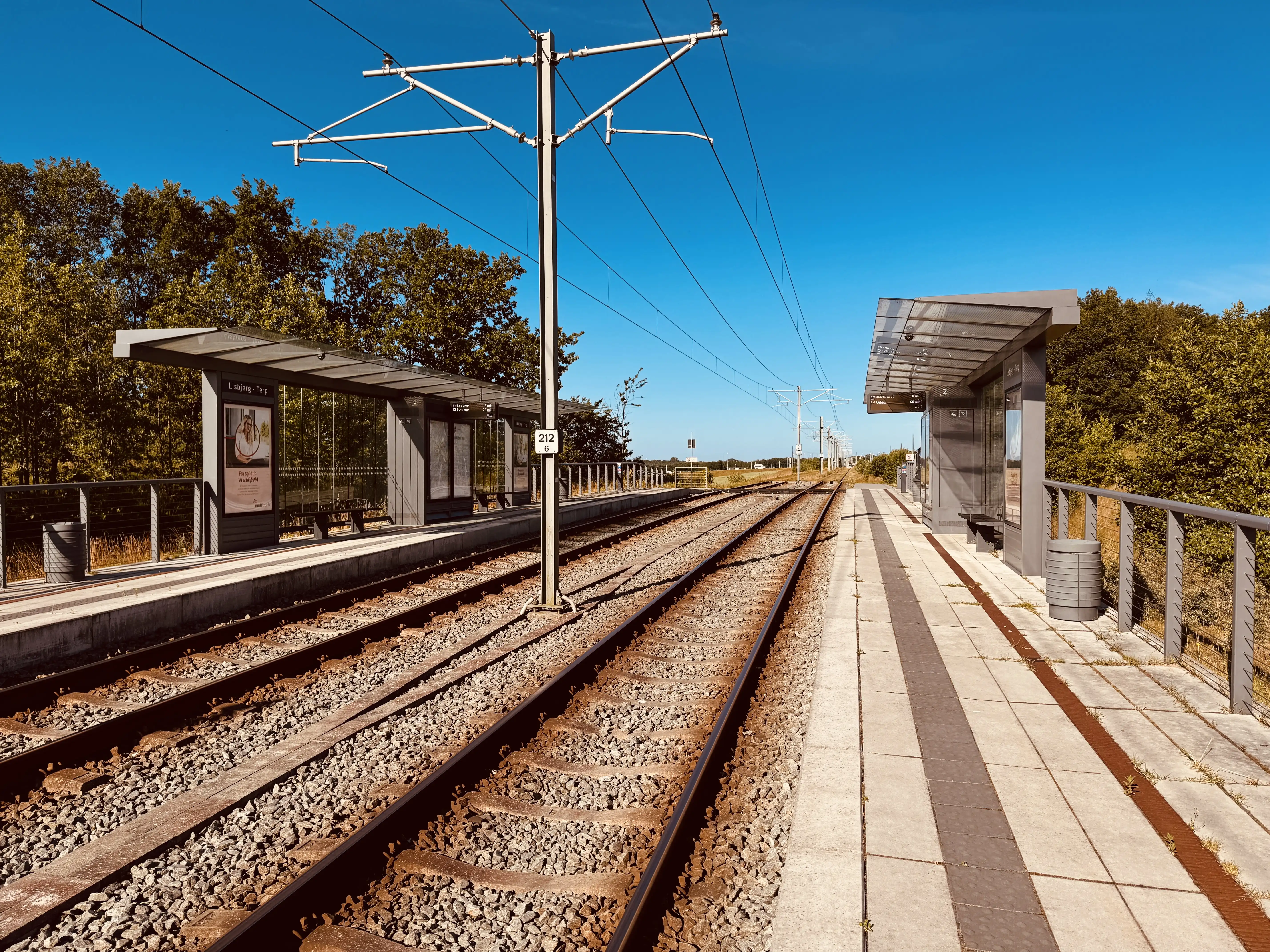 Billede af Lisbjerg - Terp Letbanestation. Billede af Lisbjerg - Terp Letbanestation.