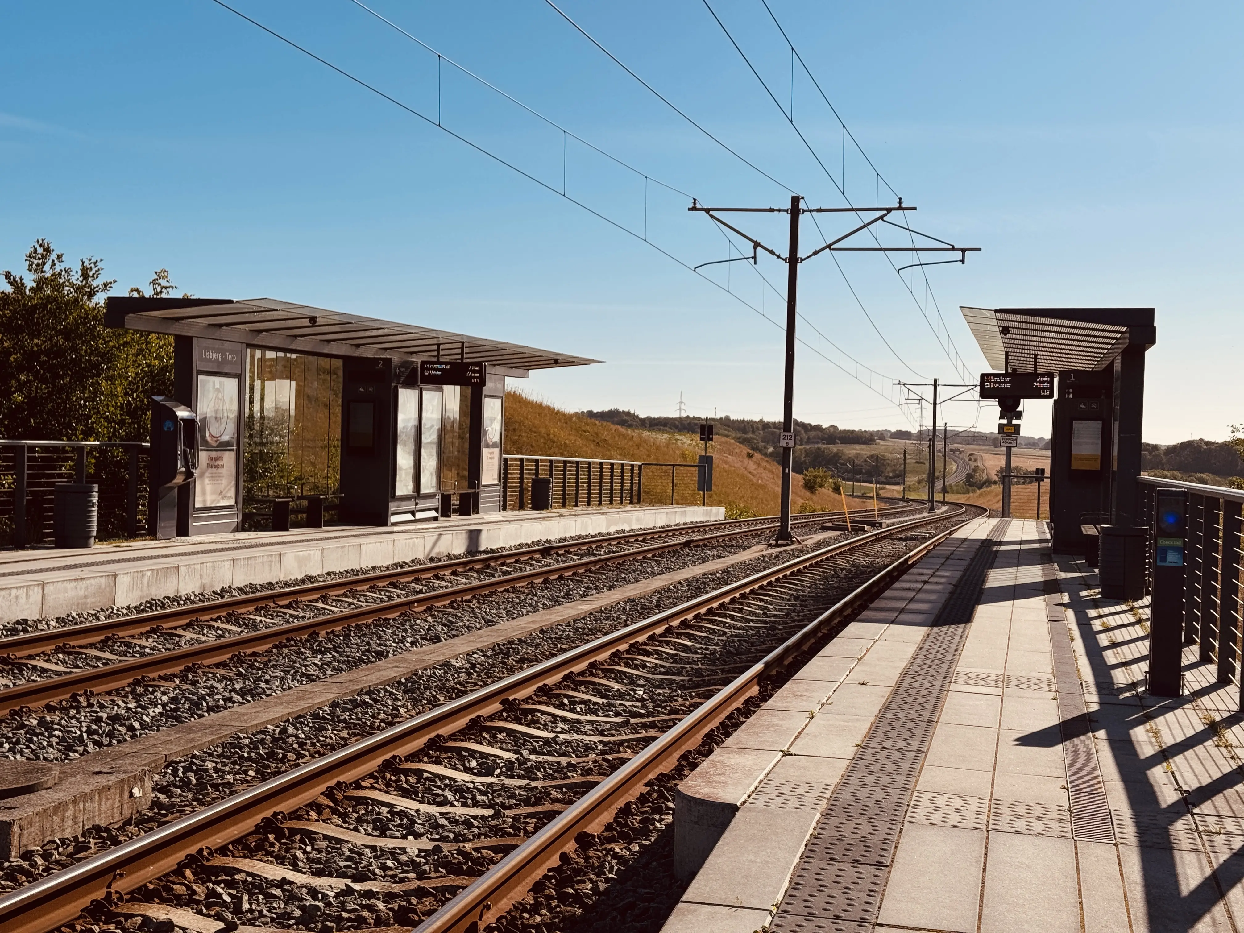 Billede af Lisbjerg - Terp Letbanestation. Billede af Lisbjerg - Terp Letbanestation.