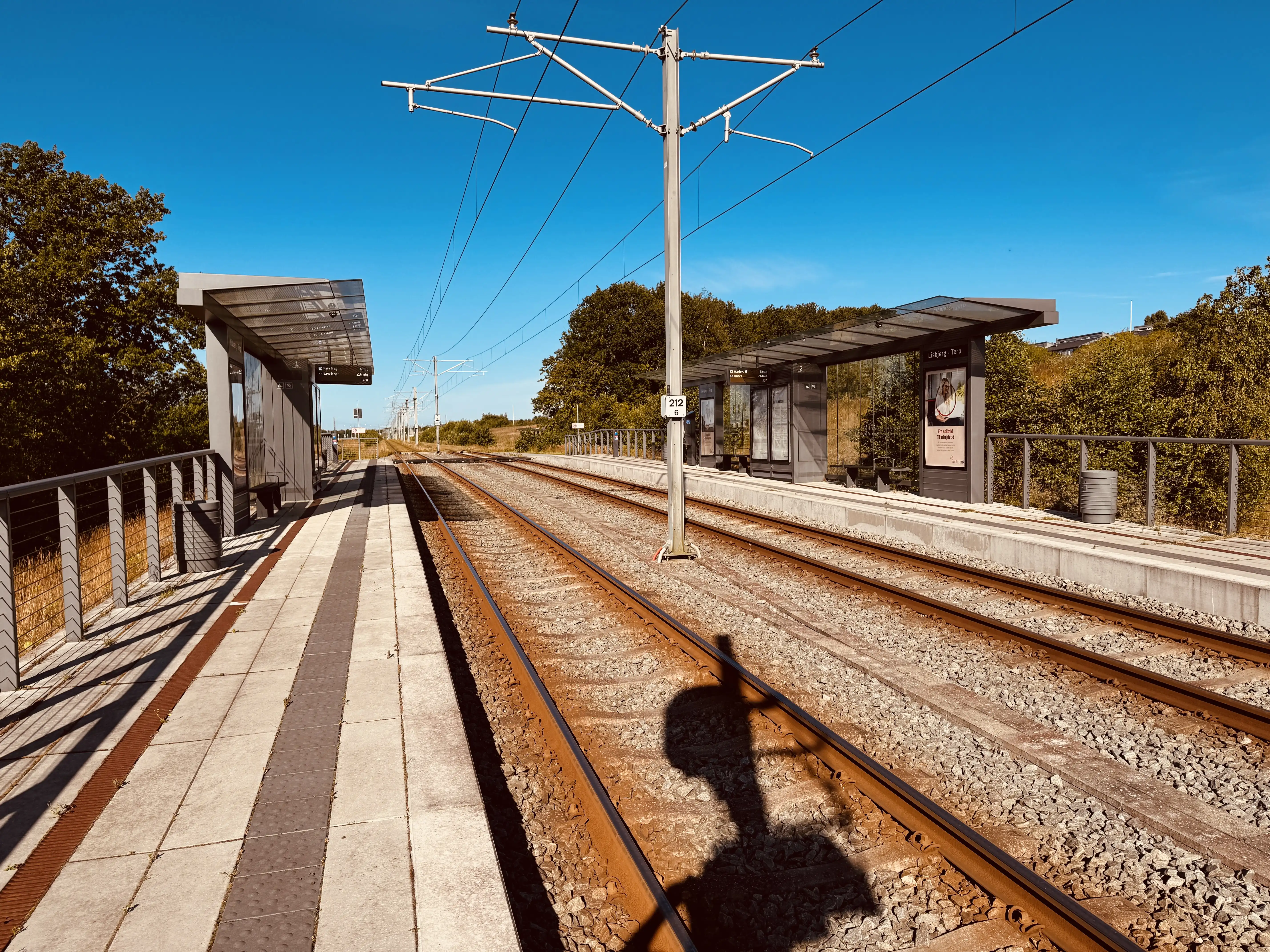 Billede af Lisbjerg - Terp Letbanestation. Billede af Lisbjerg - Terp Letbanestation.