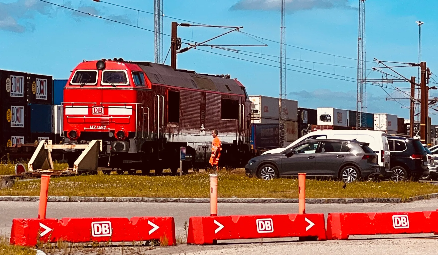 Billede af DBCSC MZ 1457, tidligere DSB MZ 1457 fotograferet ud for Høje Taastrup Kombiterminal.