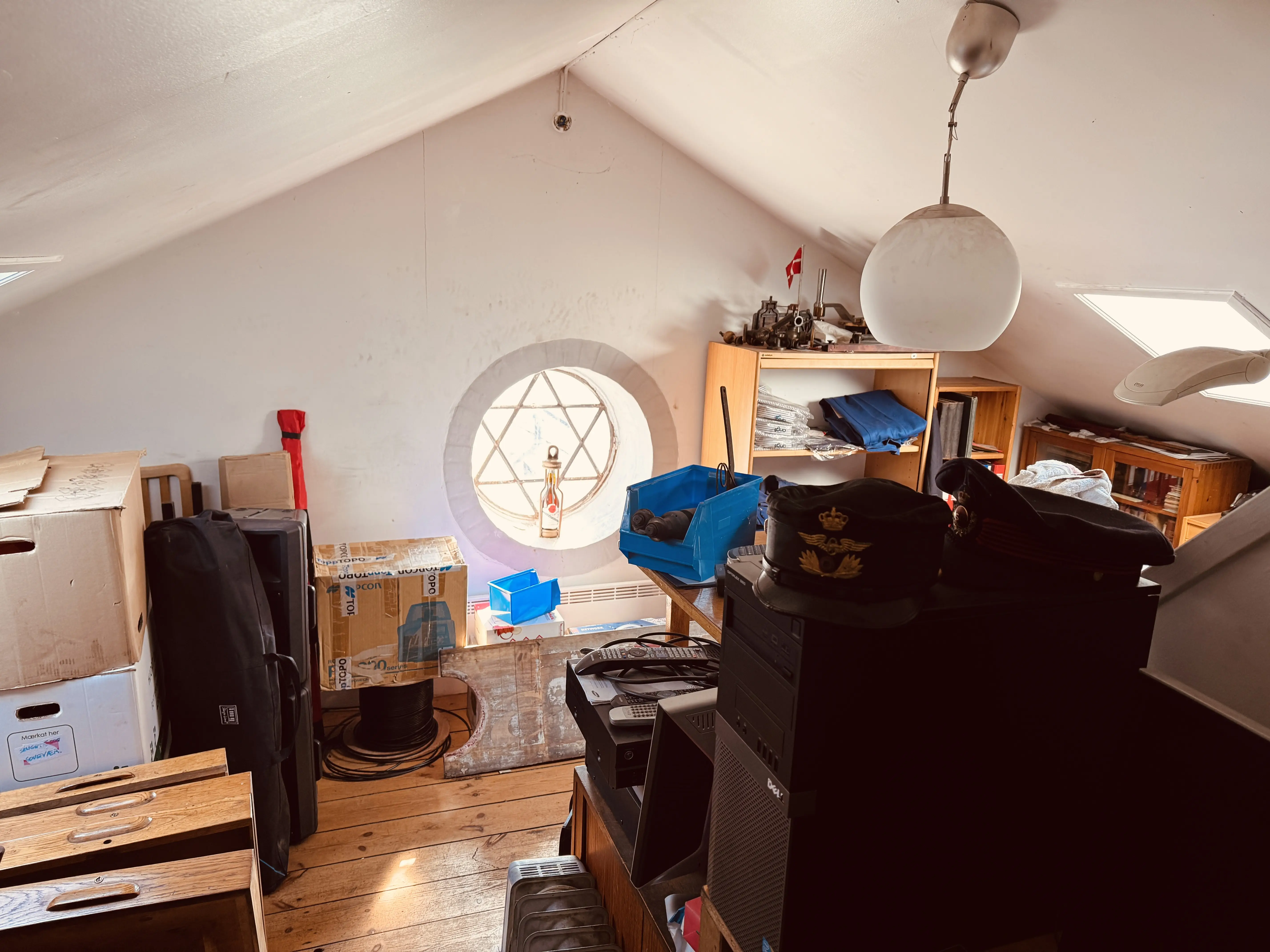 Billede af Rungsted Kyst Stations remise.