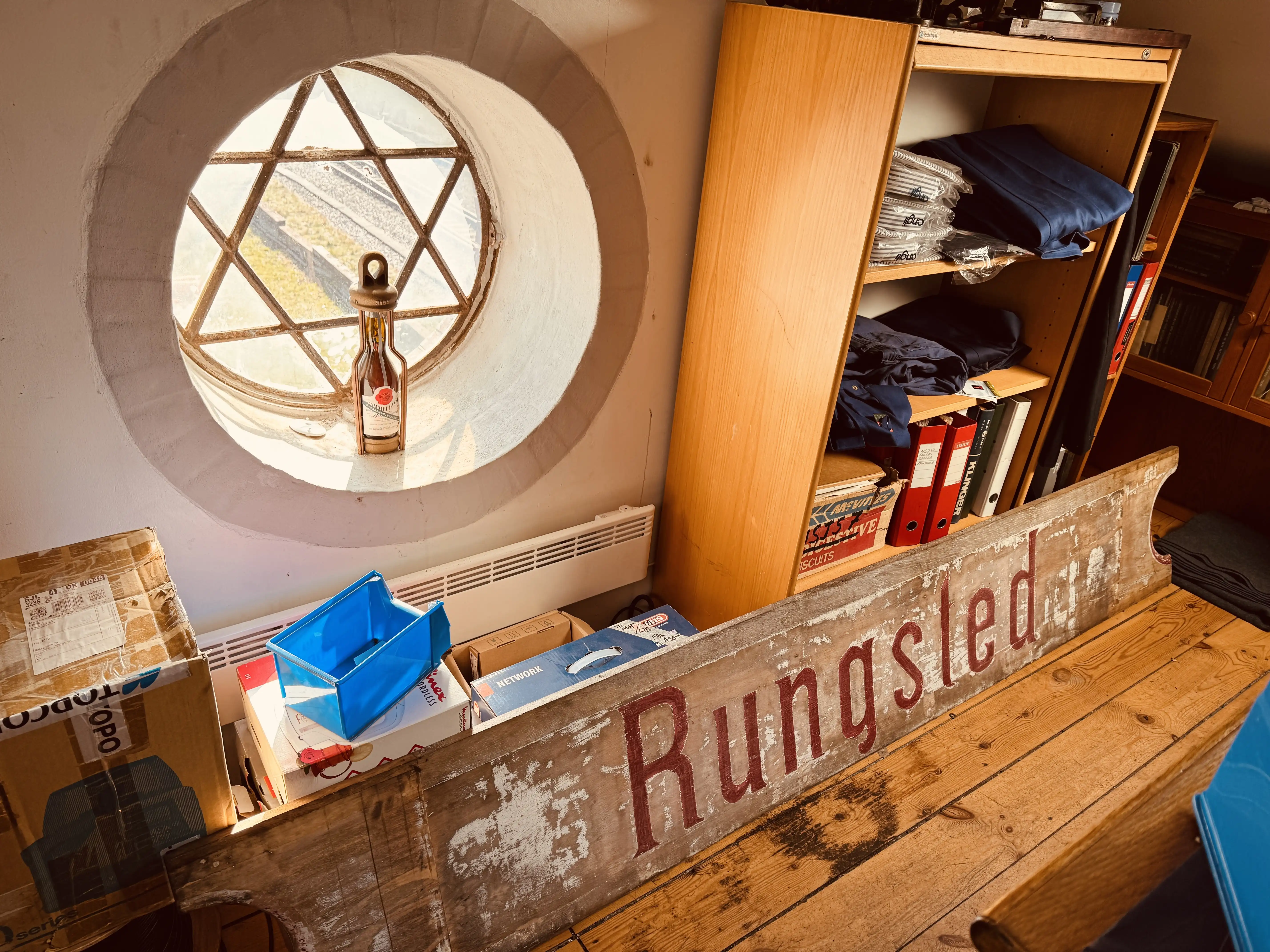 Billede af Rungsted Kyst Stations remise.