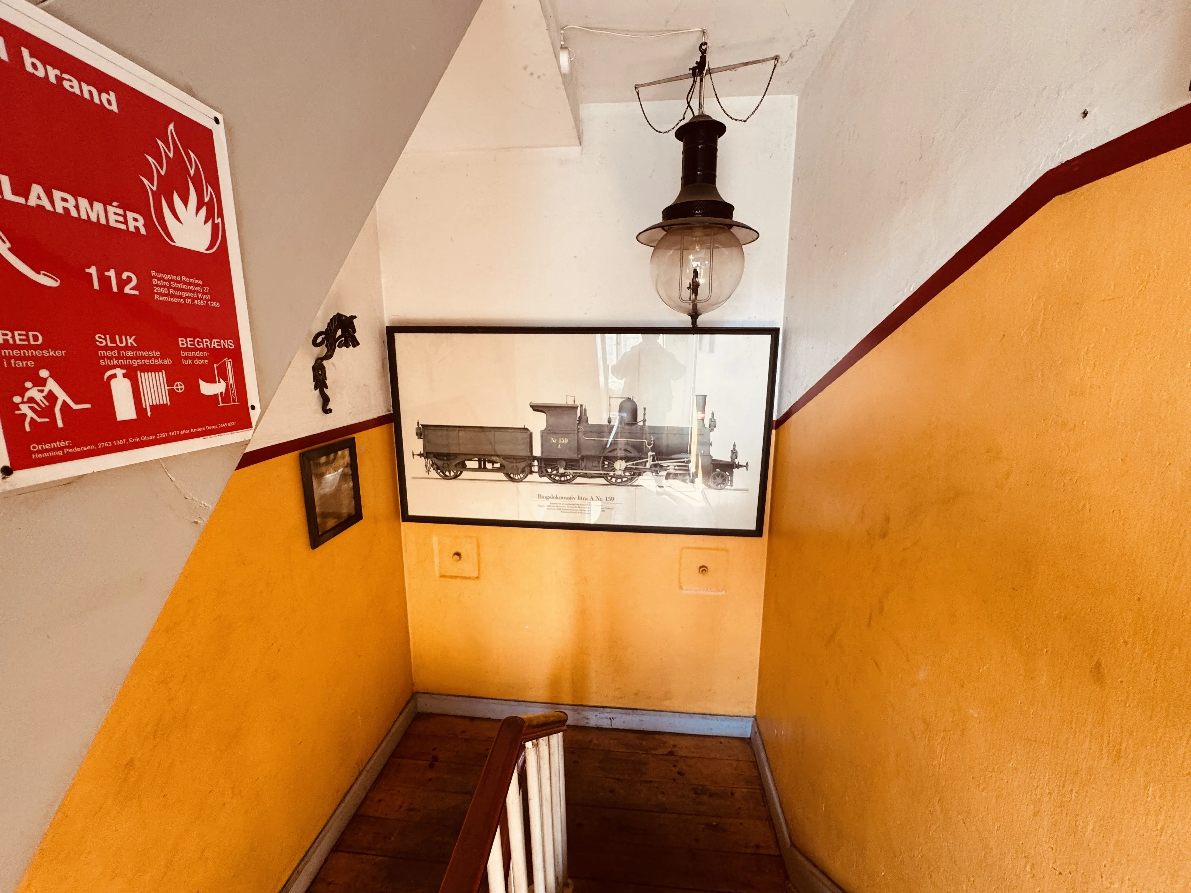 Billede af Rungsted Kyst Stations remise.