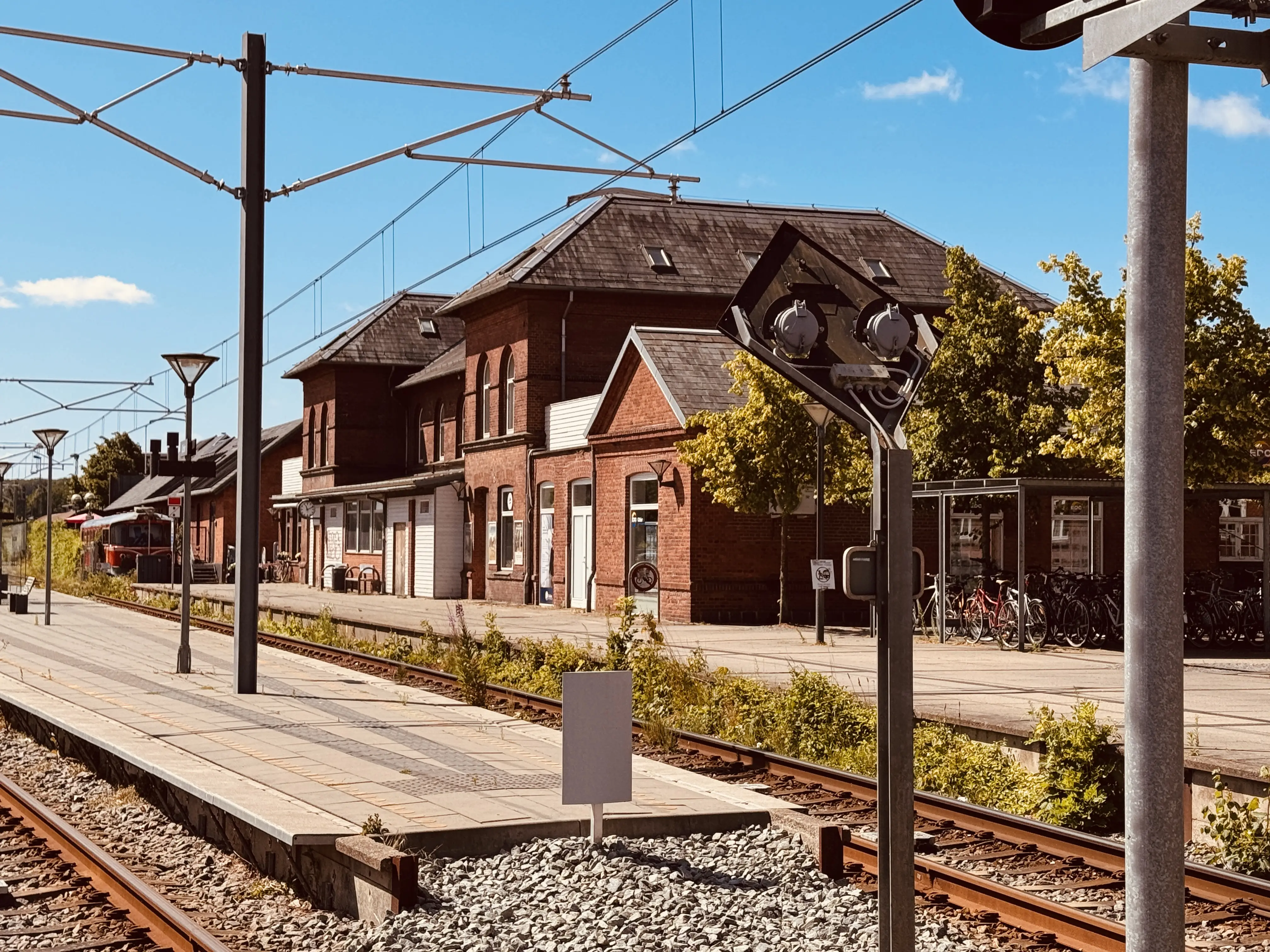 Billede af Odder Station.