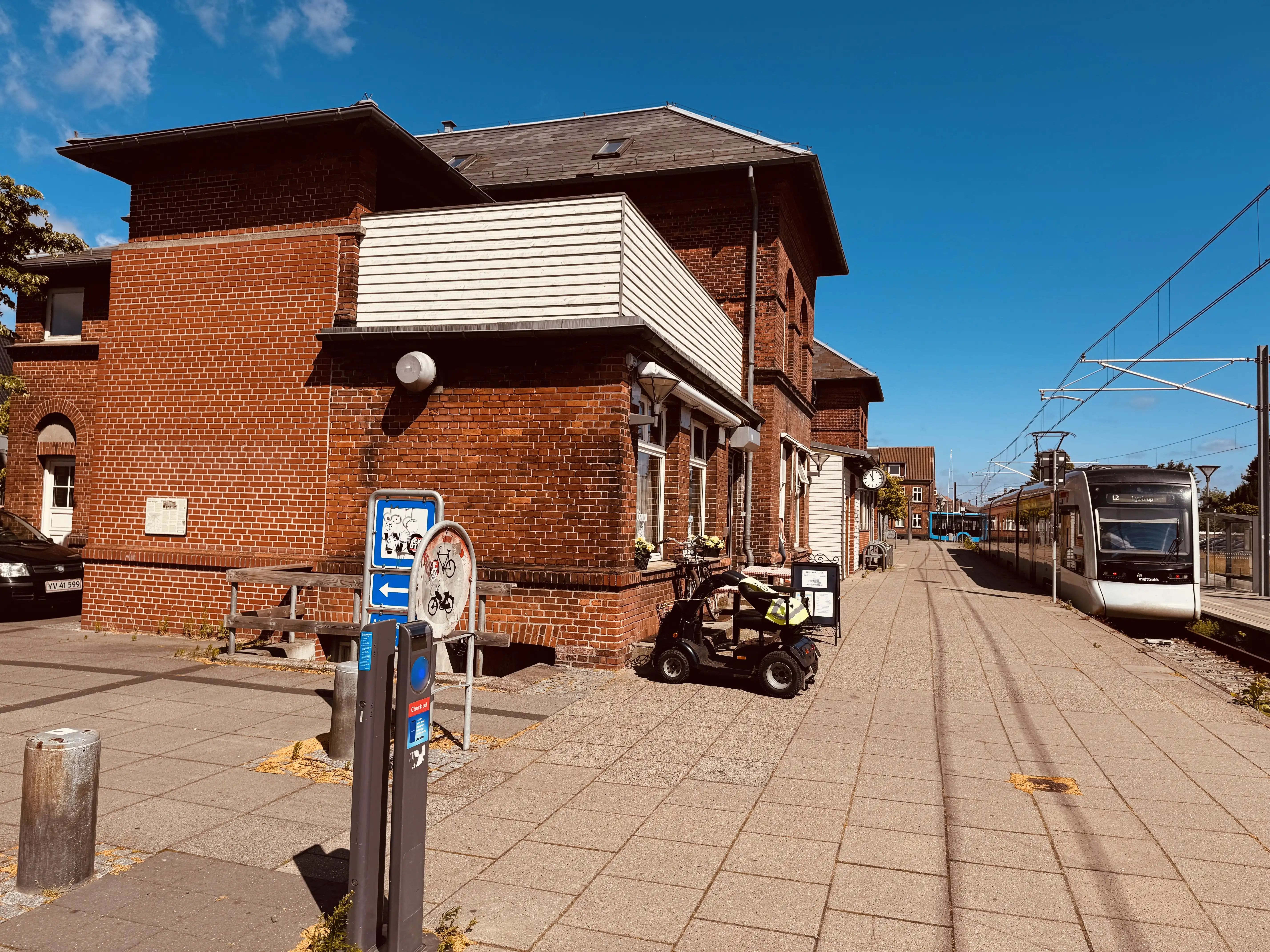 Billede af Odder Station.