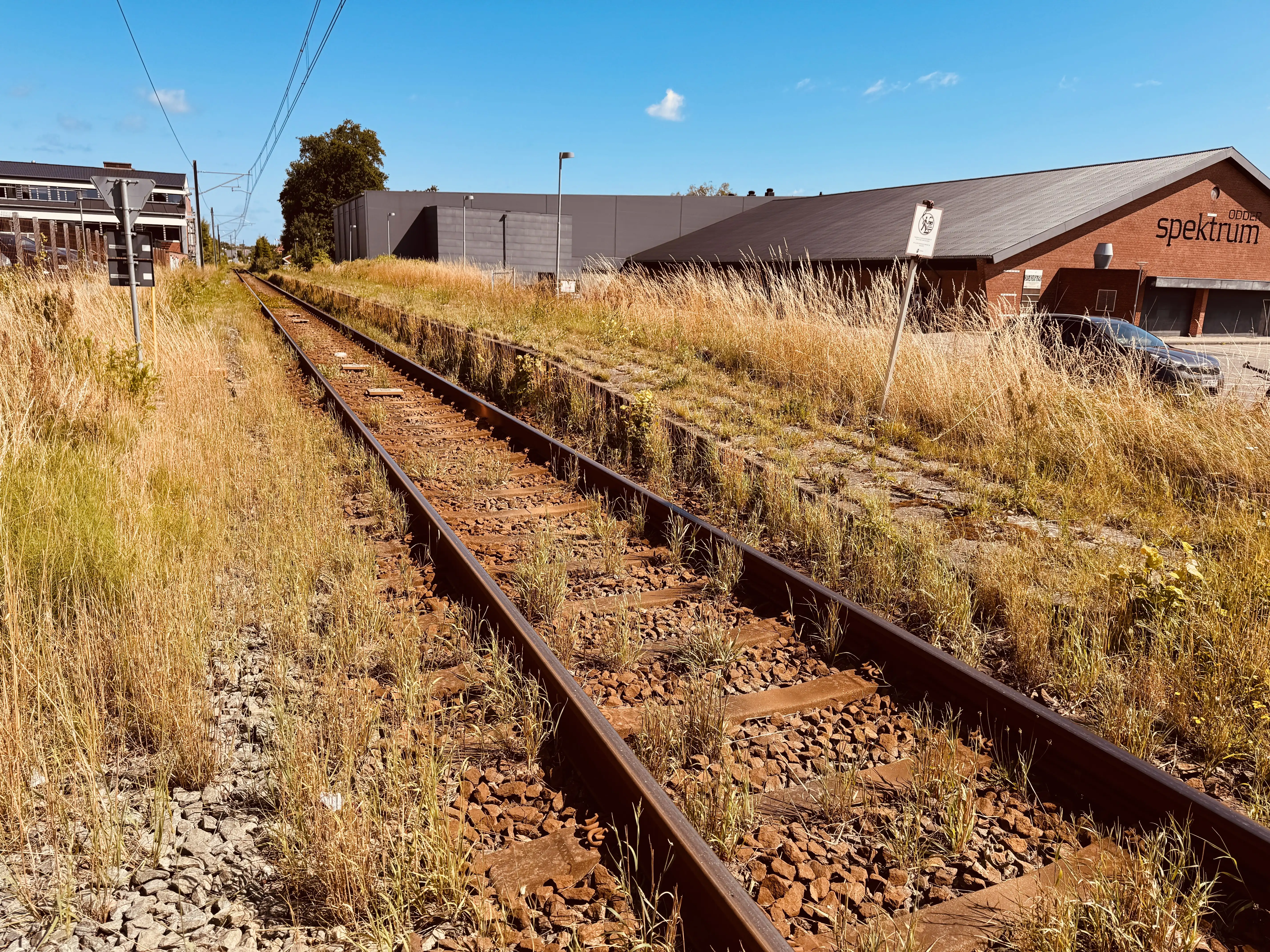 Billede af Parkvej Trinbræt - eller nærmere resterne fra trinbrættet efter lukningen i 2016.