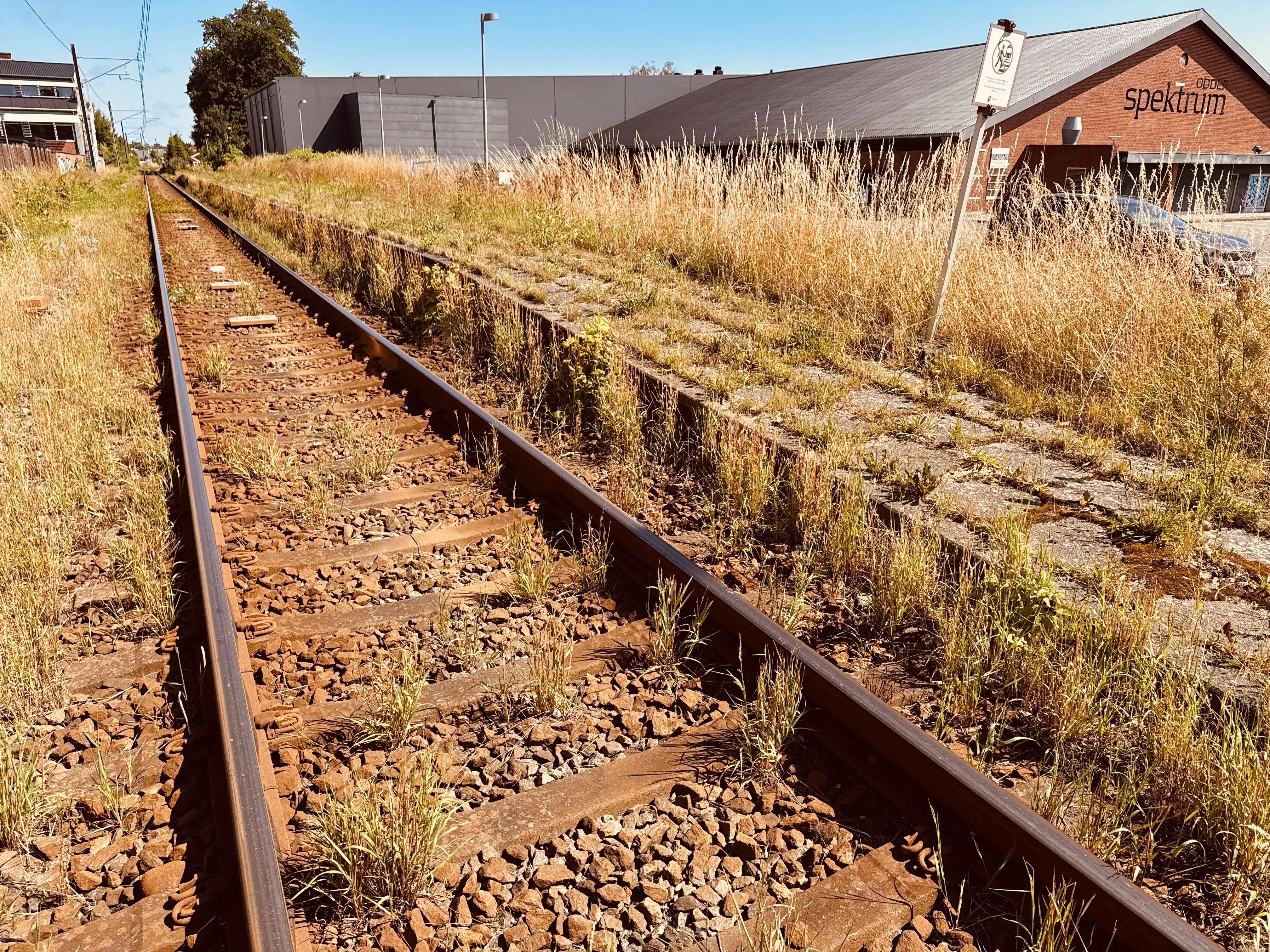 Billede af Parkvej Trinbræt - eller nærmere resterne fra trinbrættet efter lukningen i 2016.