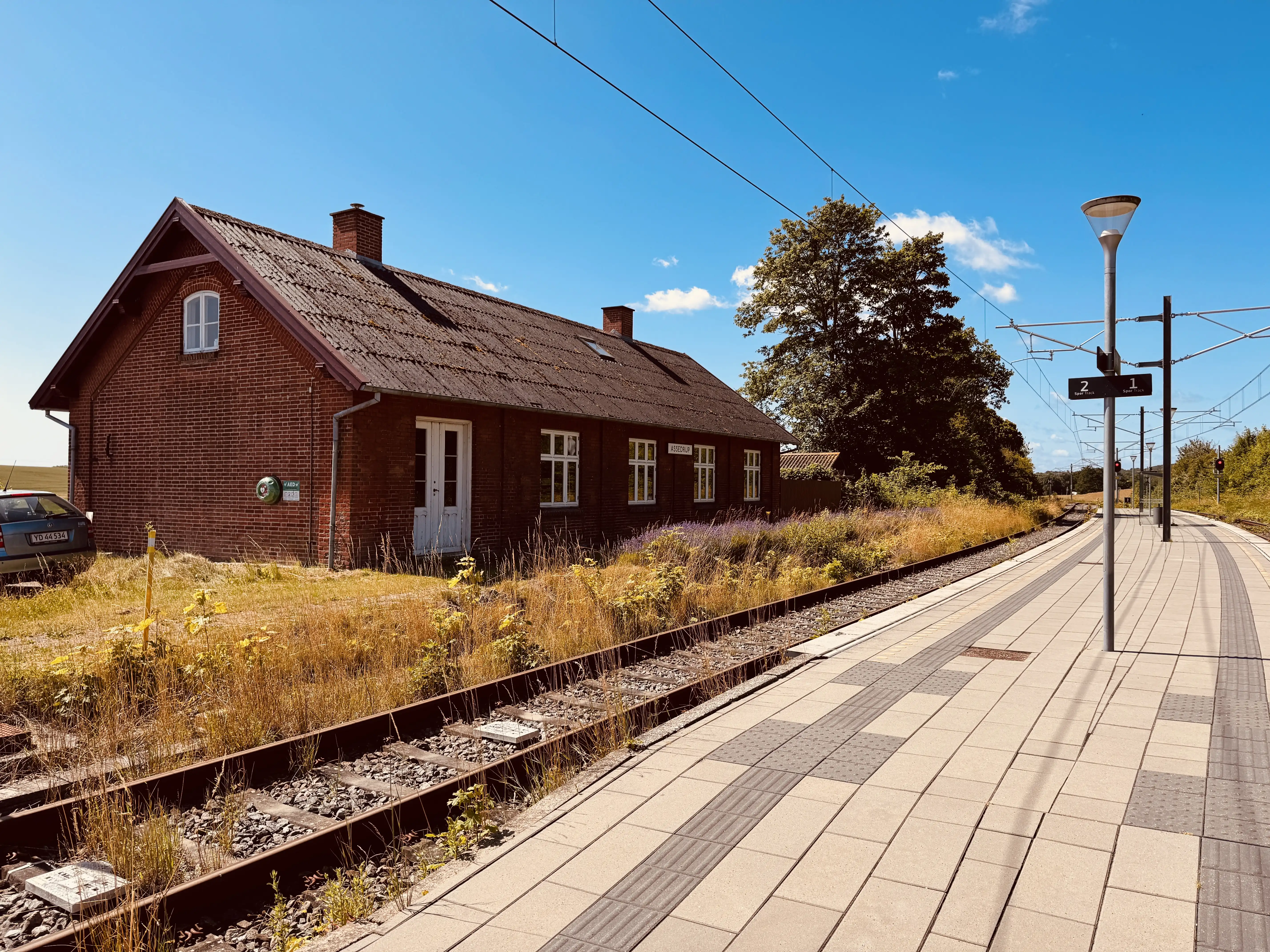 Billede af Assedrup Letbanestation.