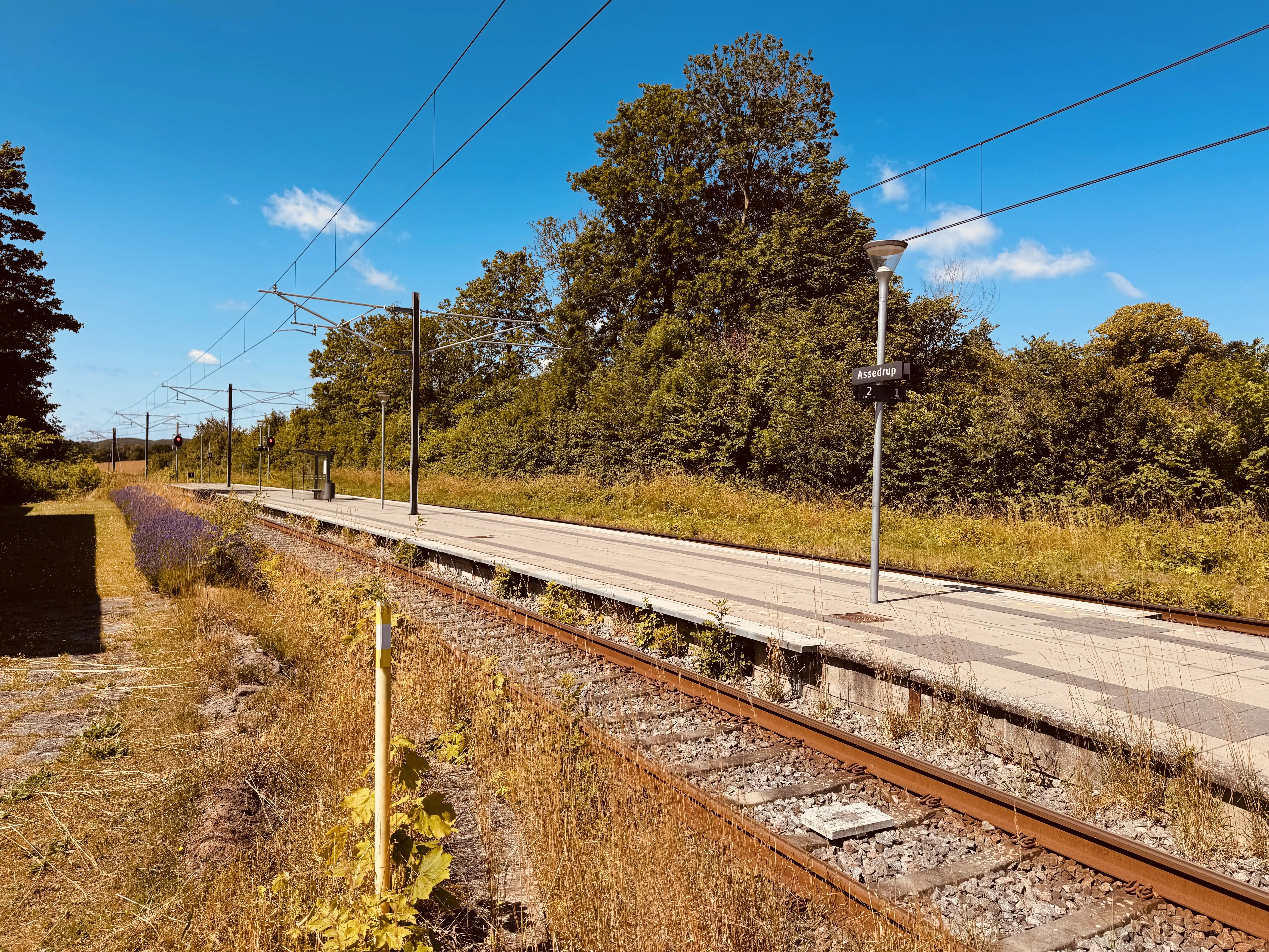 Billede af Assedrup Letbanestation.