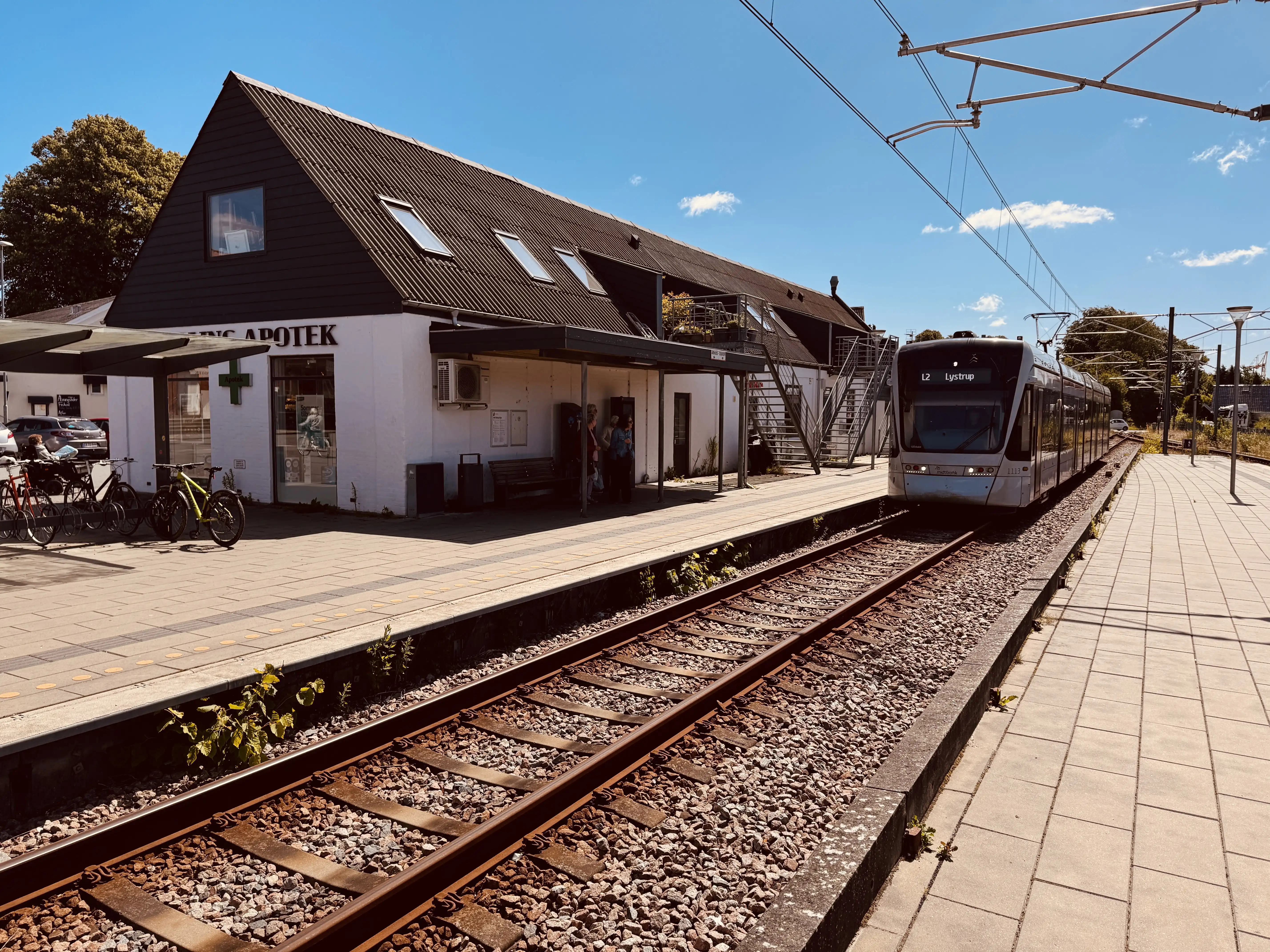 Billede af Malling Station.