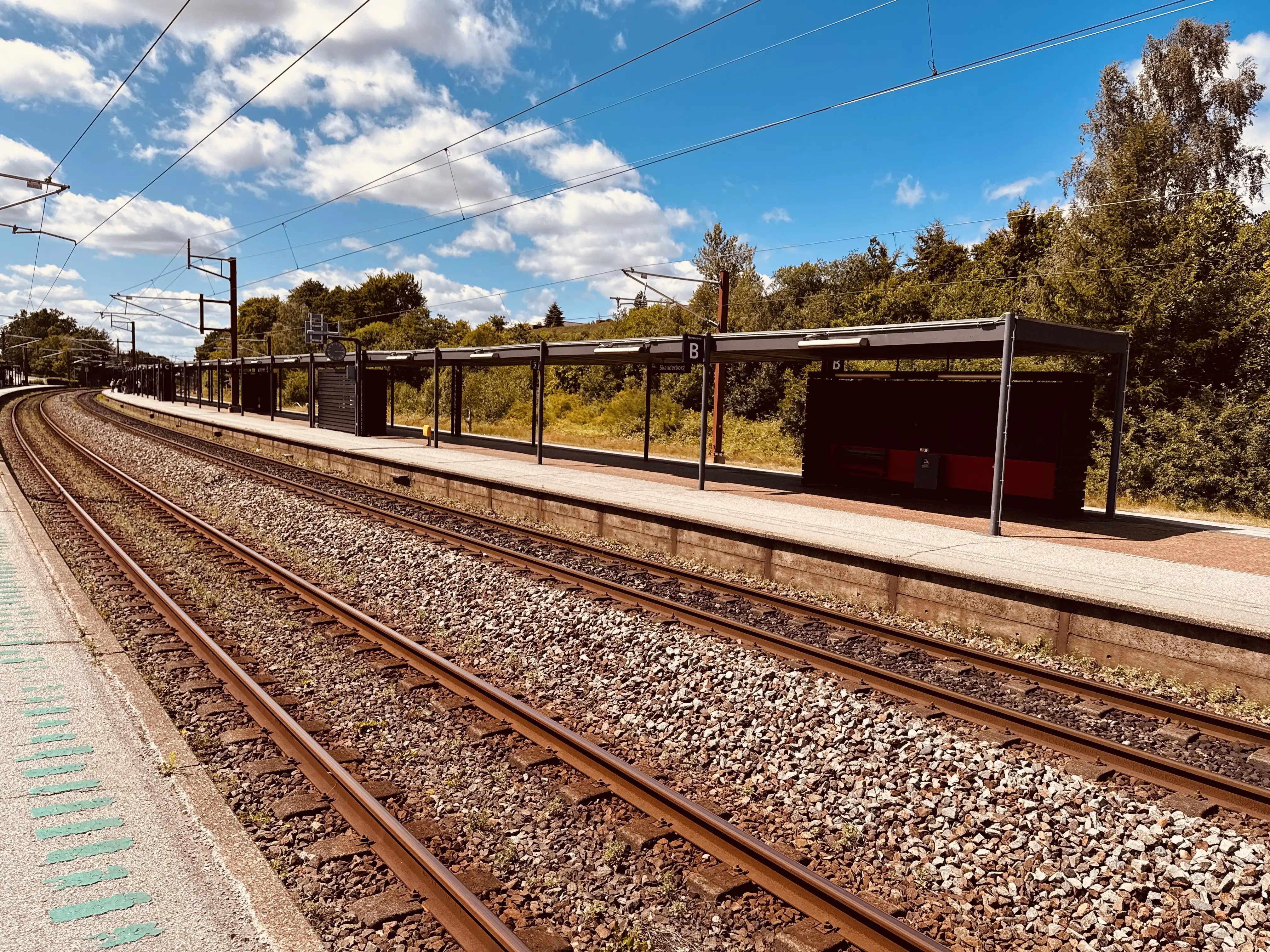 Billede af Skanderborg Station. Billede af Skanderborg Station.