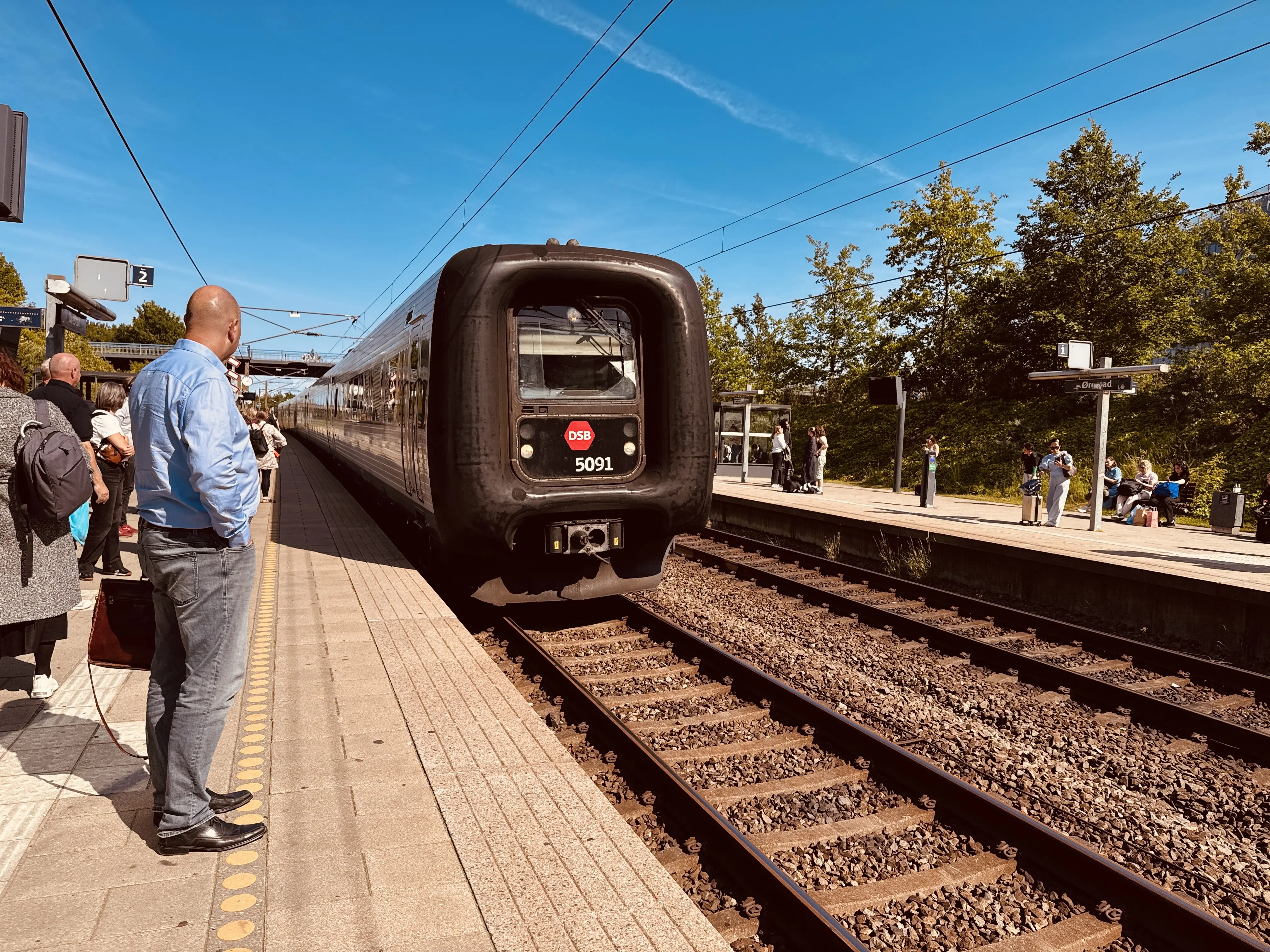 Billede af DSB MF 5091 fotograferet ud for Ørestad Trinbræt.