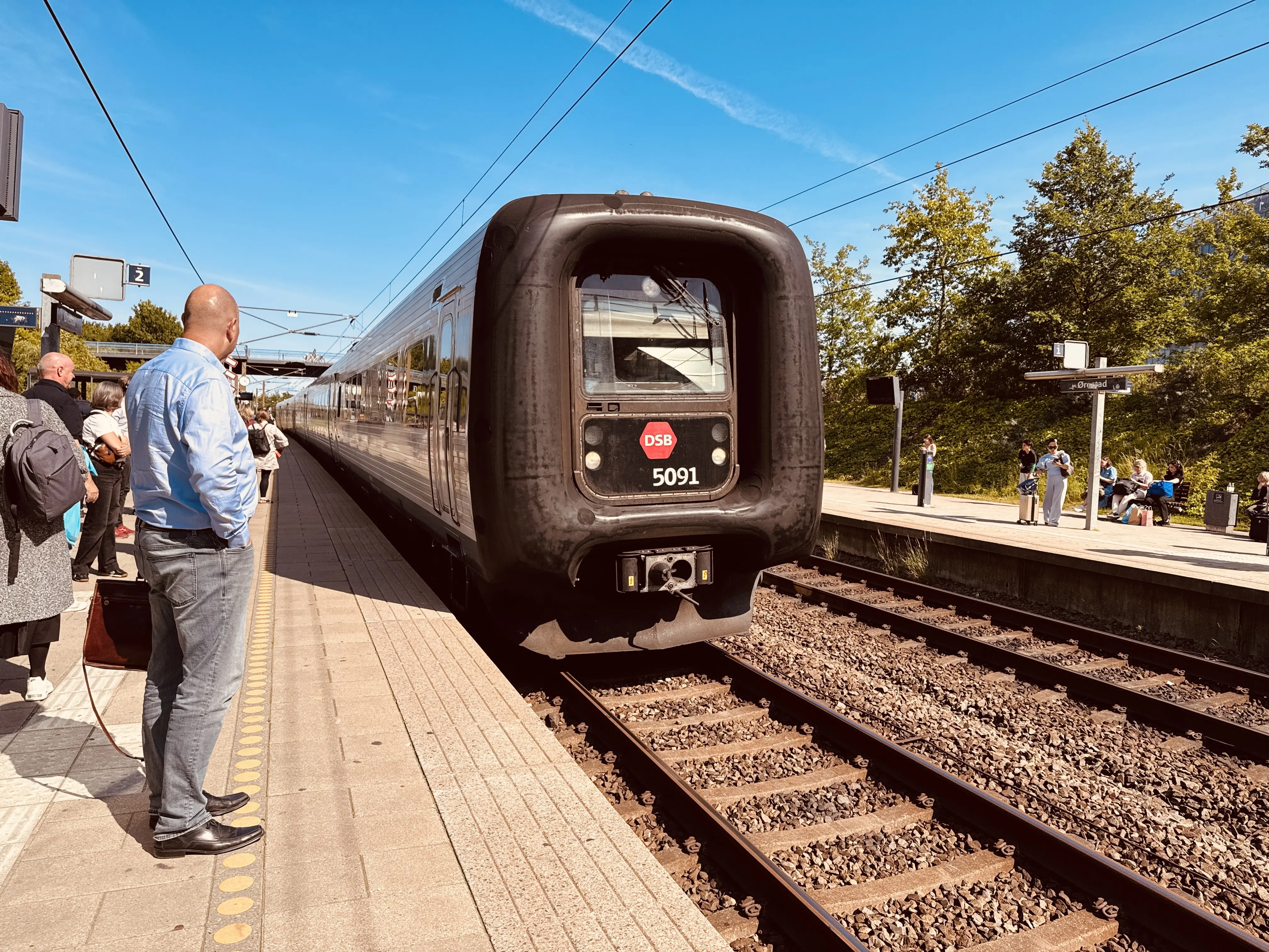 Billede af DSB MF 5091 fotograferet ud for Ørestad Trinbræt.