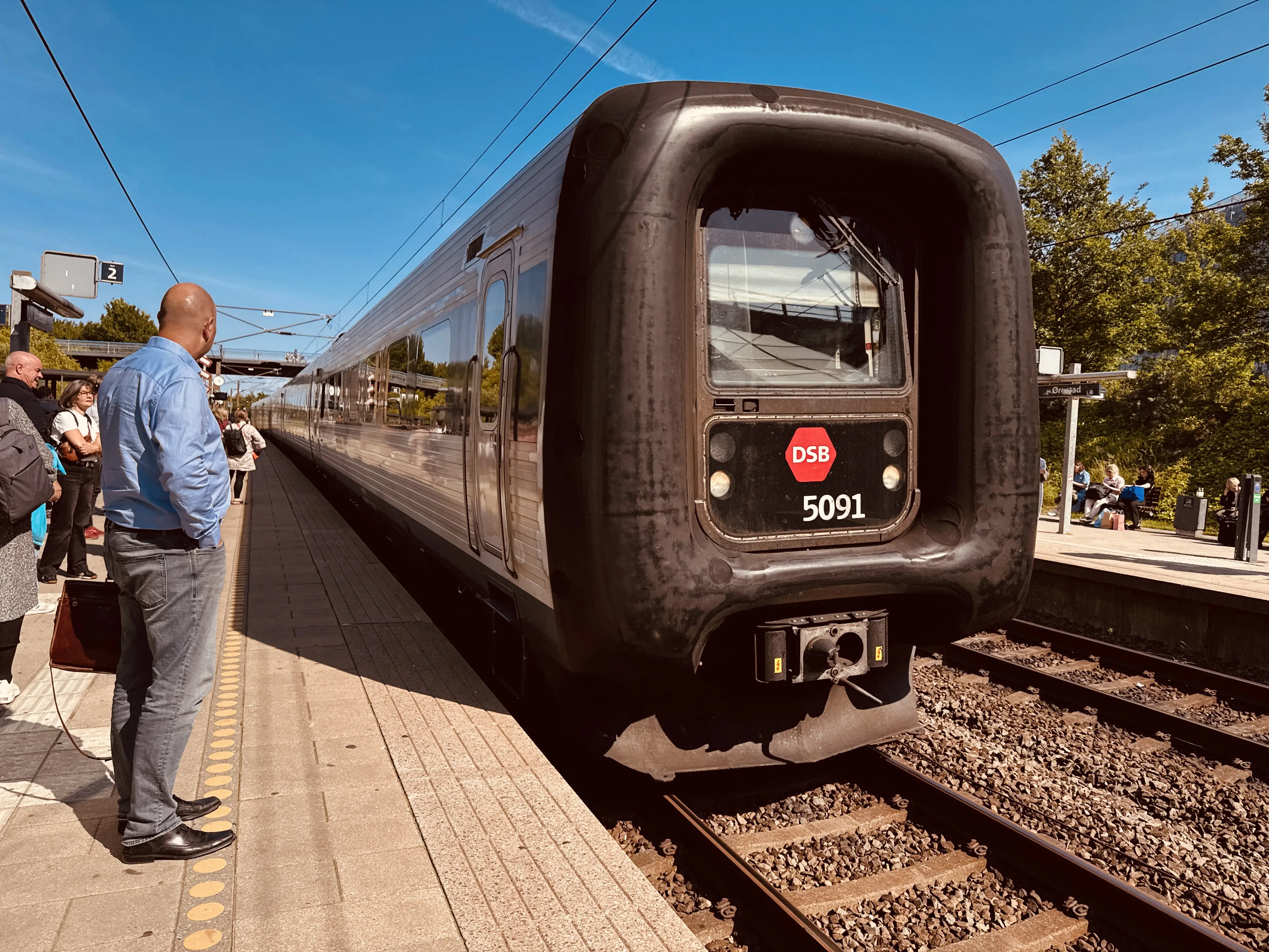 Billede af DSB MF 5091 fotograferet ud for Ørestad Trinbræt.