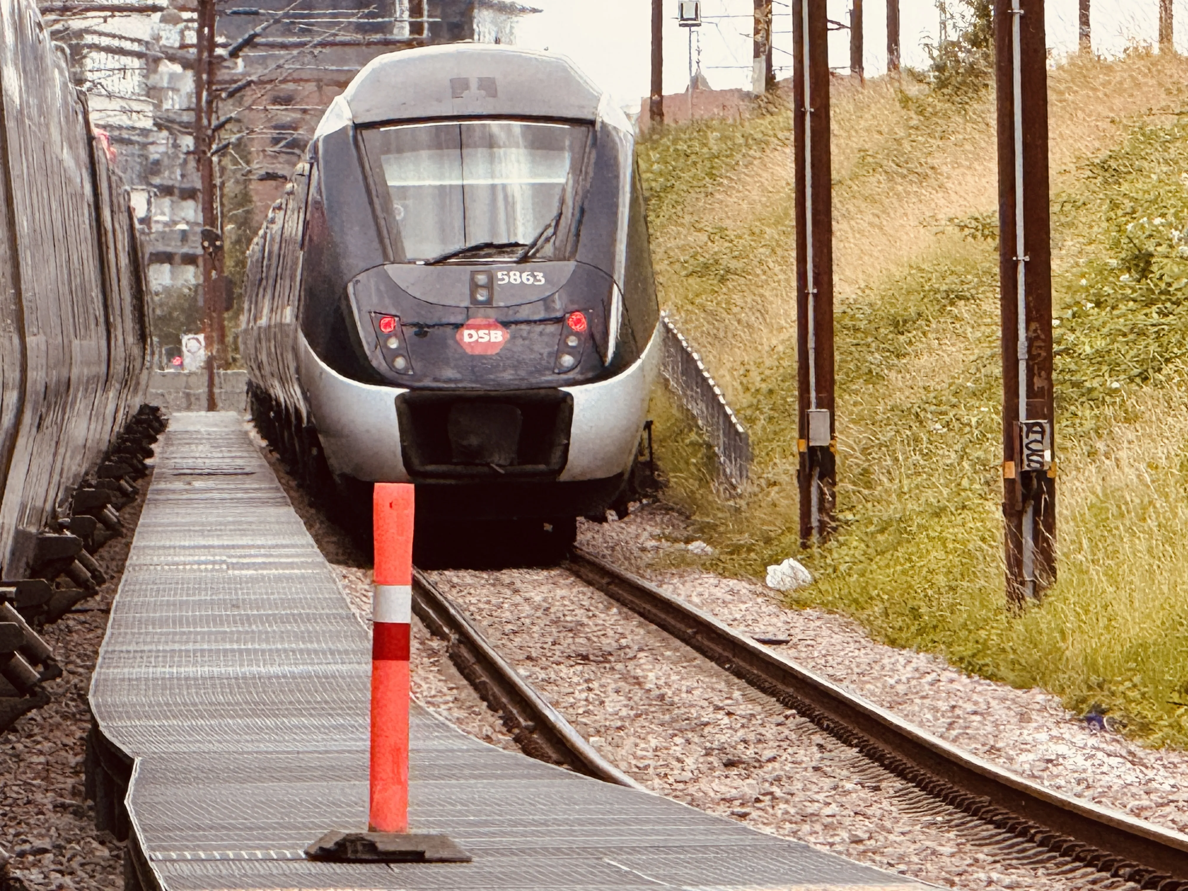 Billede af DSB MG 5663 fotograferet ud for Nordhavn S-togstrinbræt.