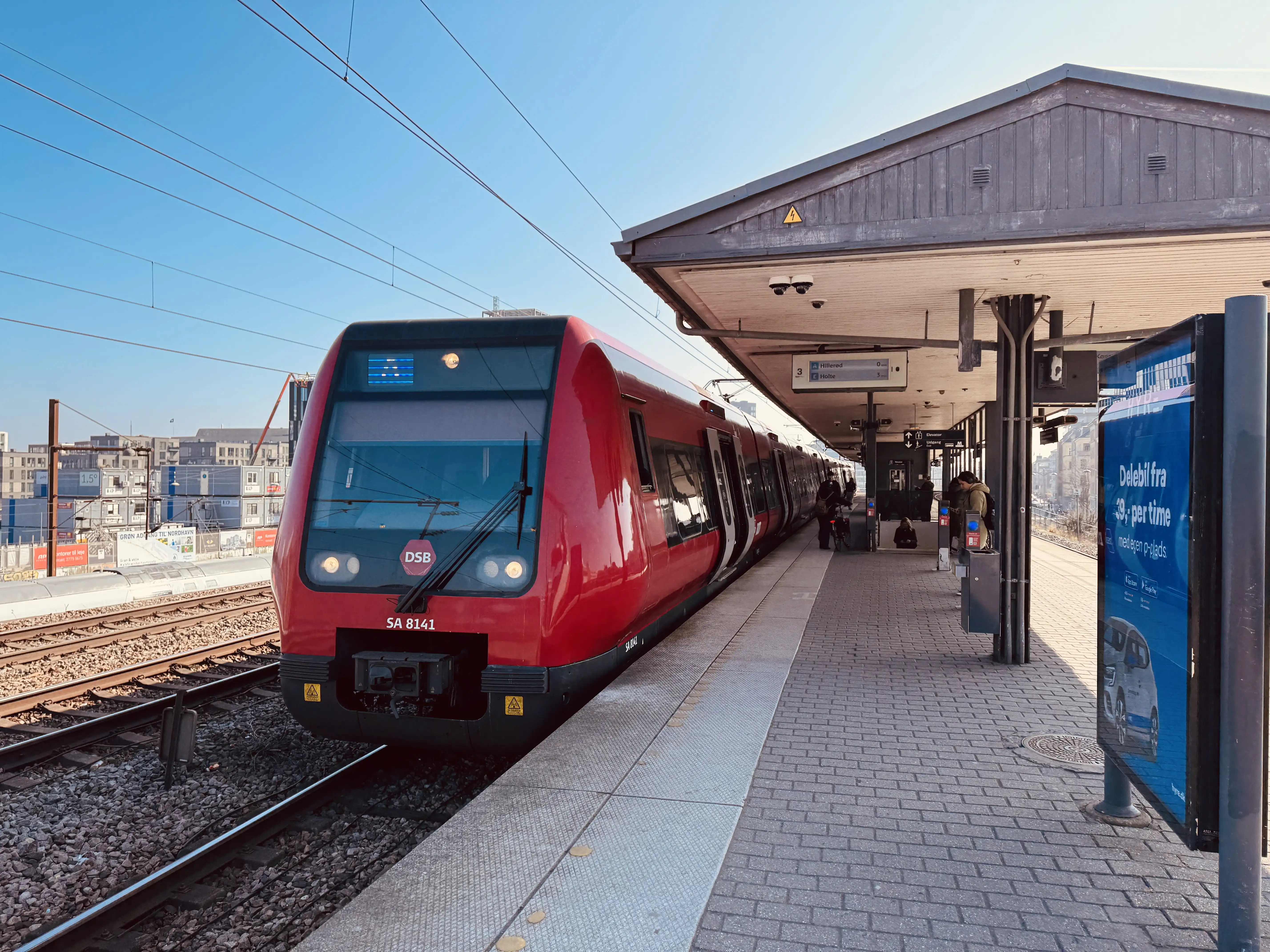 Billede af DSB SA 8141 fotograferet ud for Nordhavn S-togstrinbræt. Billede af DSB SA 8141 fotograferet ud for Nordhavn S-togstrinbræt.
