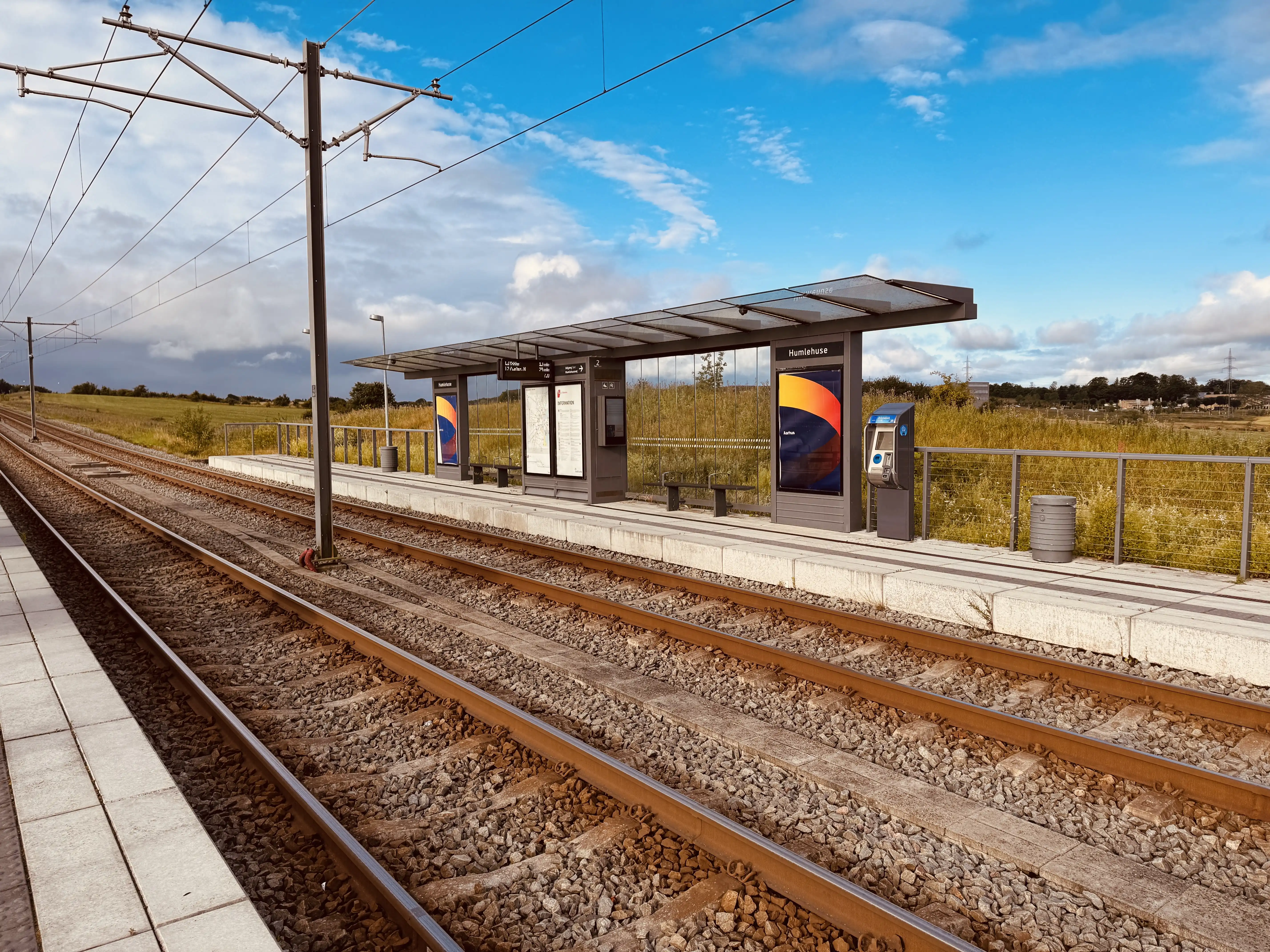 Billede af Humlehuse Letbanestation.