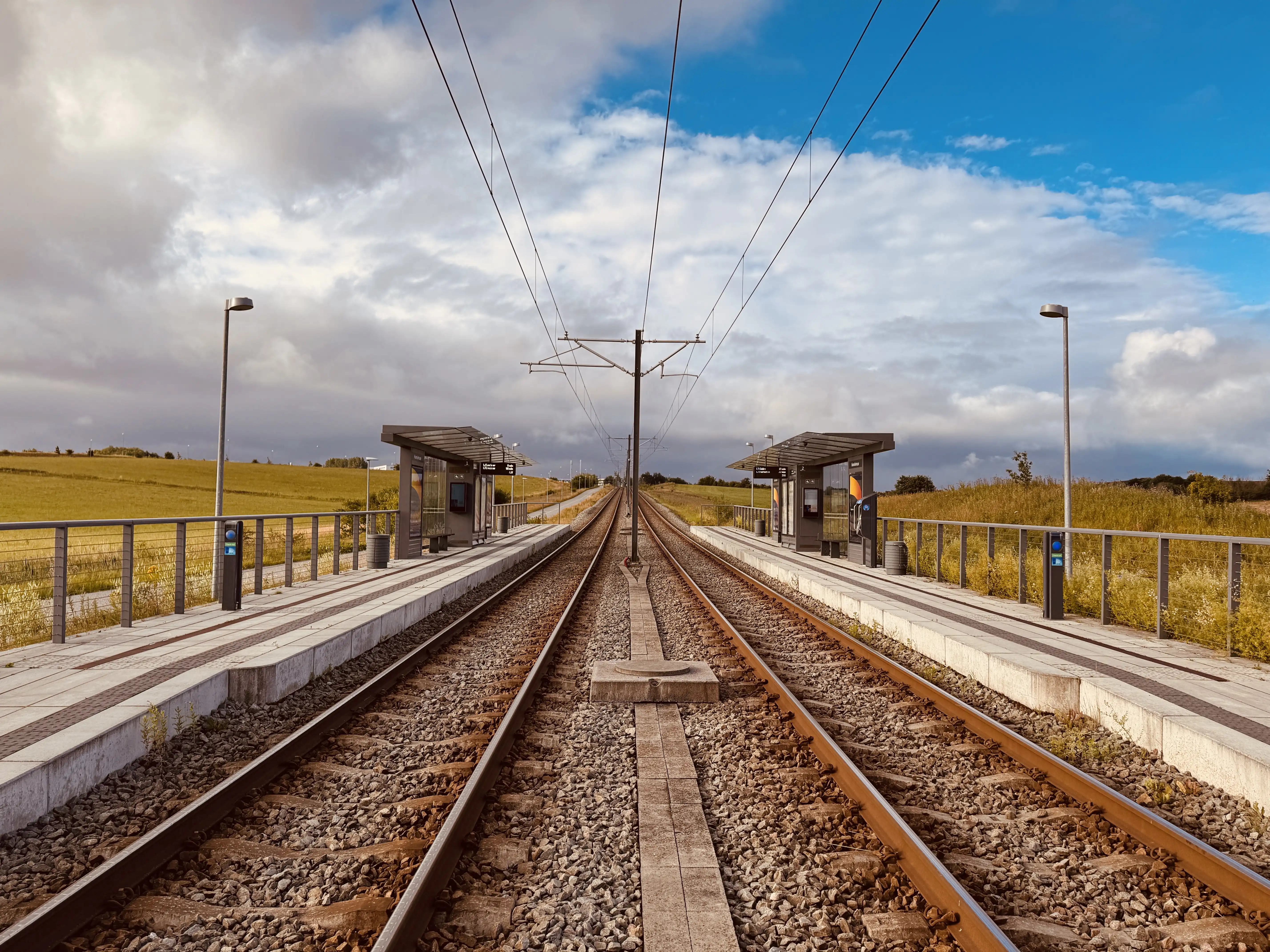 Billede af Humlehuse Letbanestation.