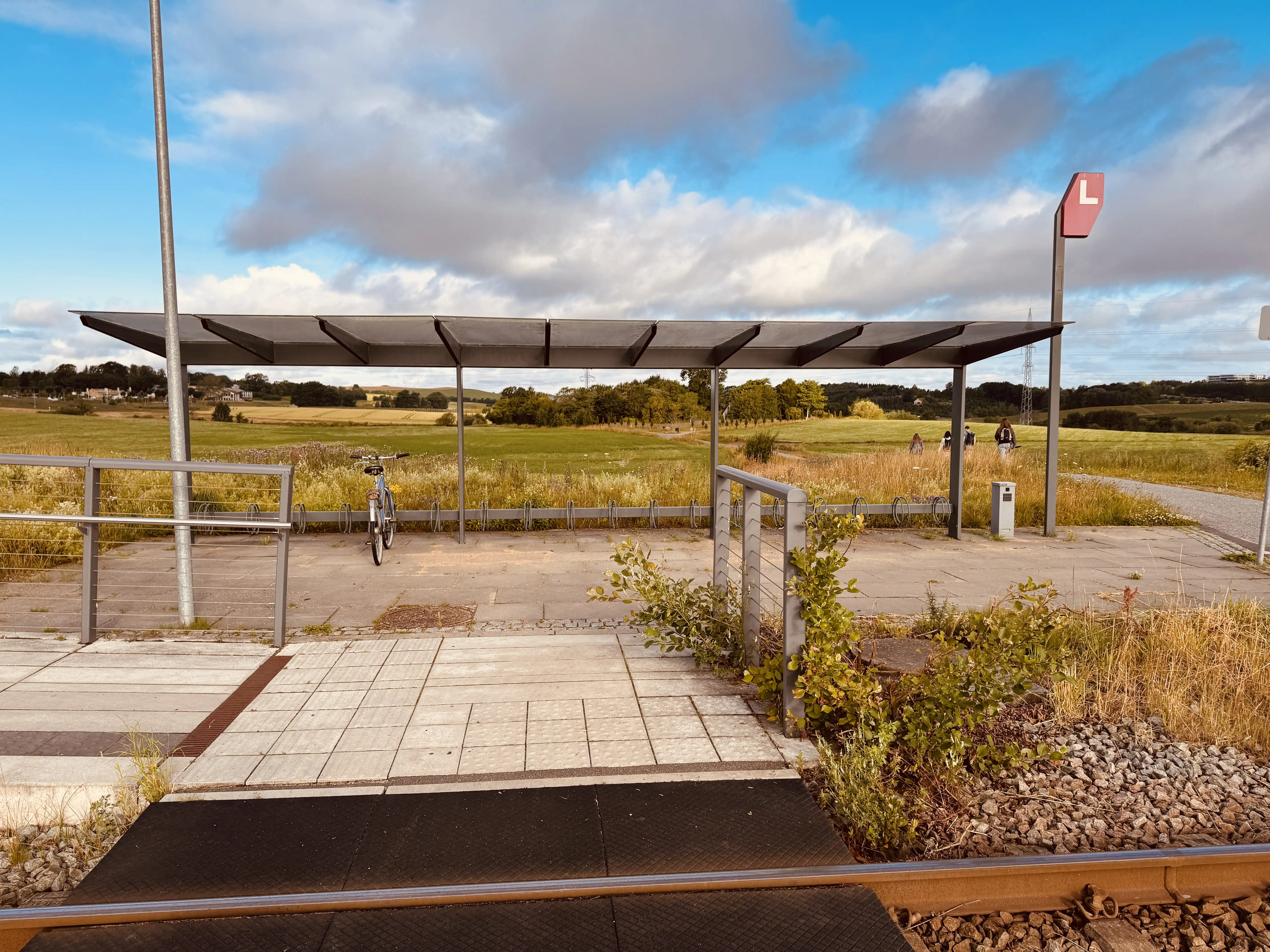 Billede af Humlehuse Letbanestation.