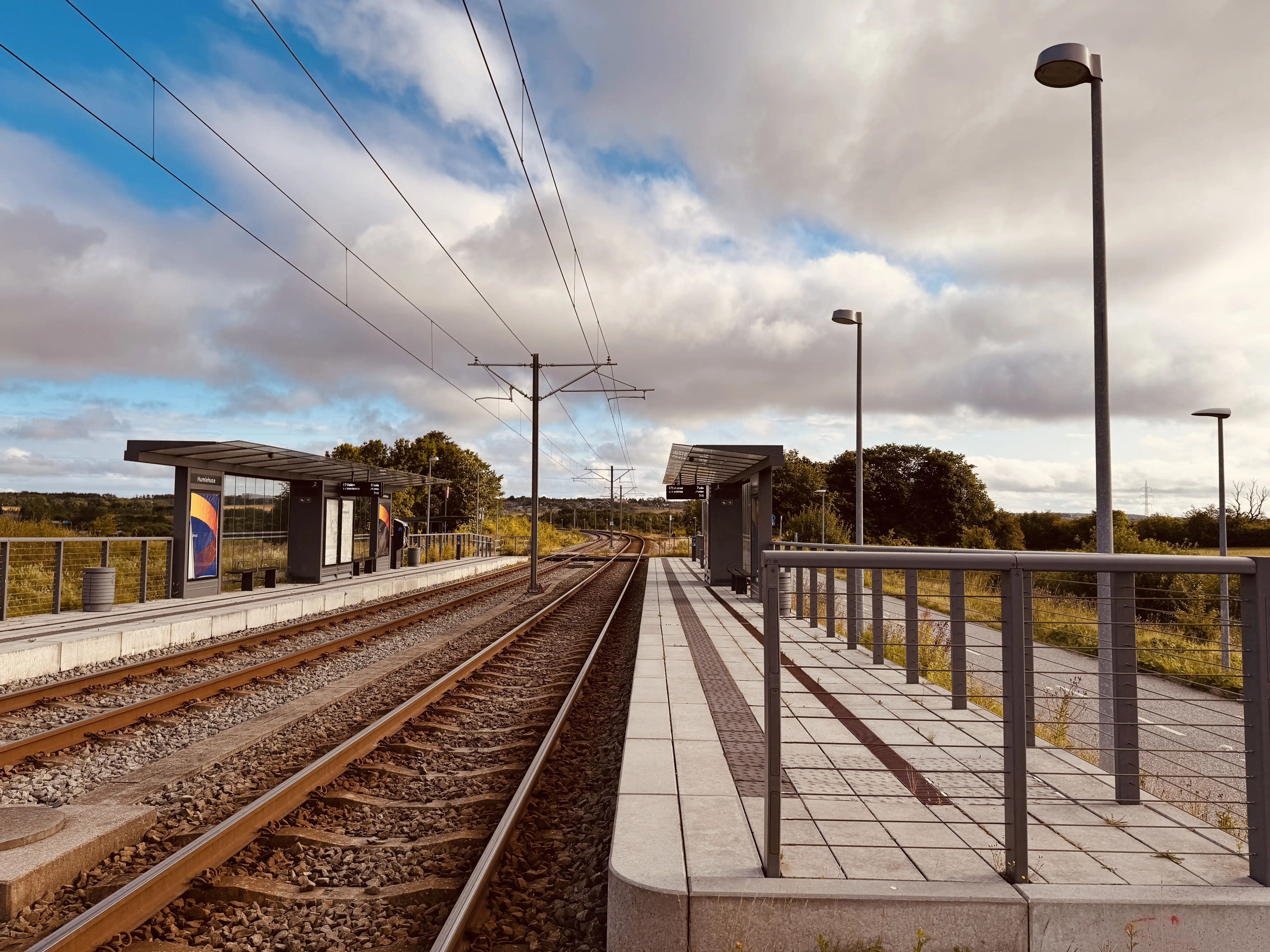 Billede af Humlehuse Letbanestation.