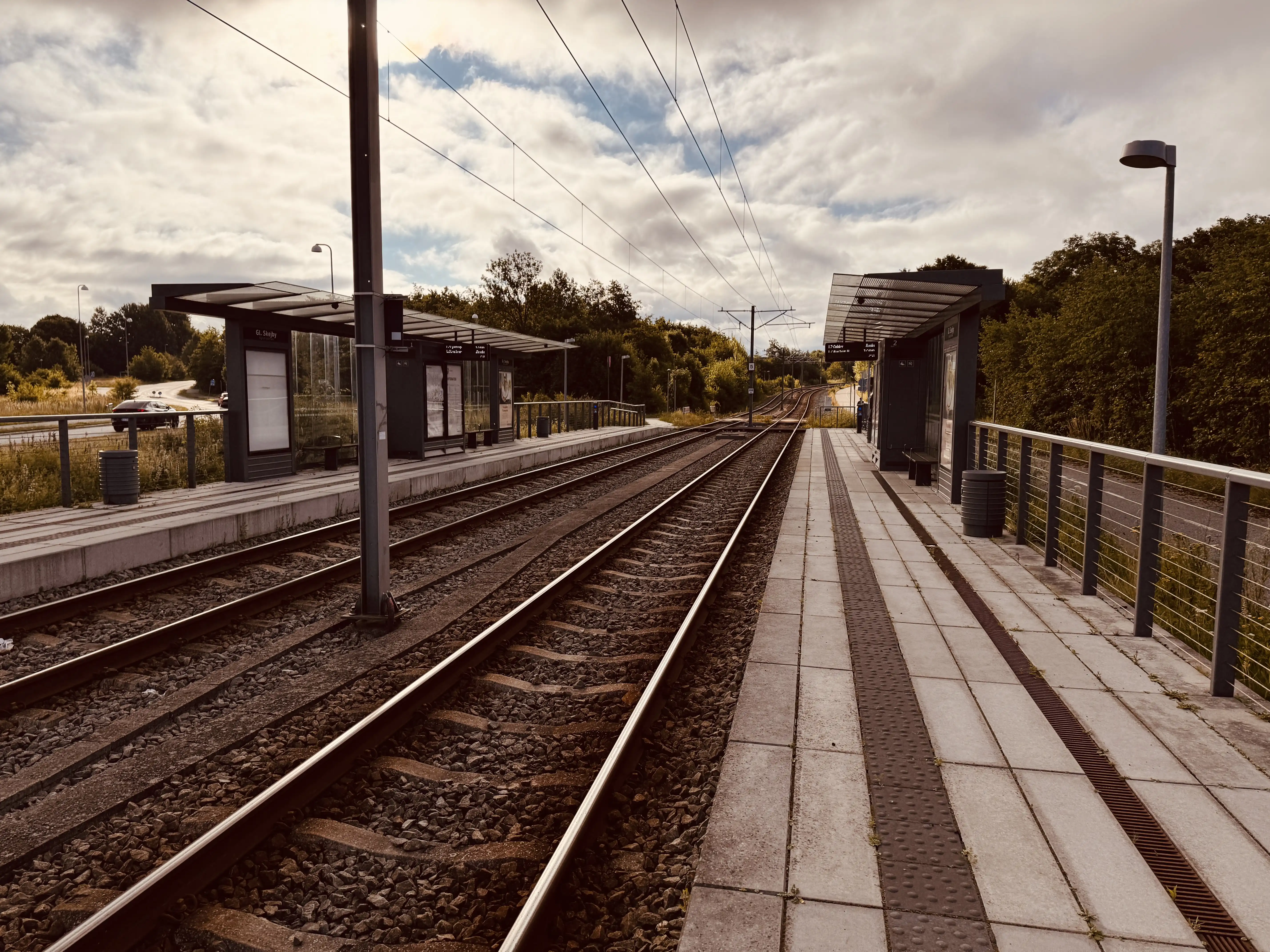 Billede af Gl. Skejby (Agro Food Park) Letbanestation. Billede af Gl. Skejby (Agro Food Park) Letbanestation.