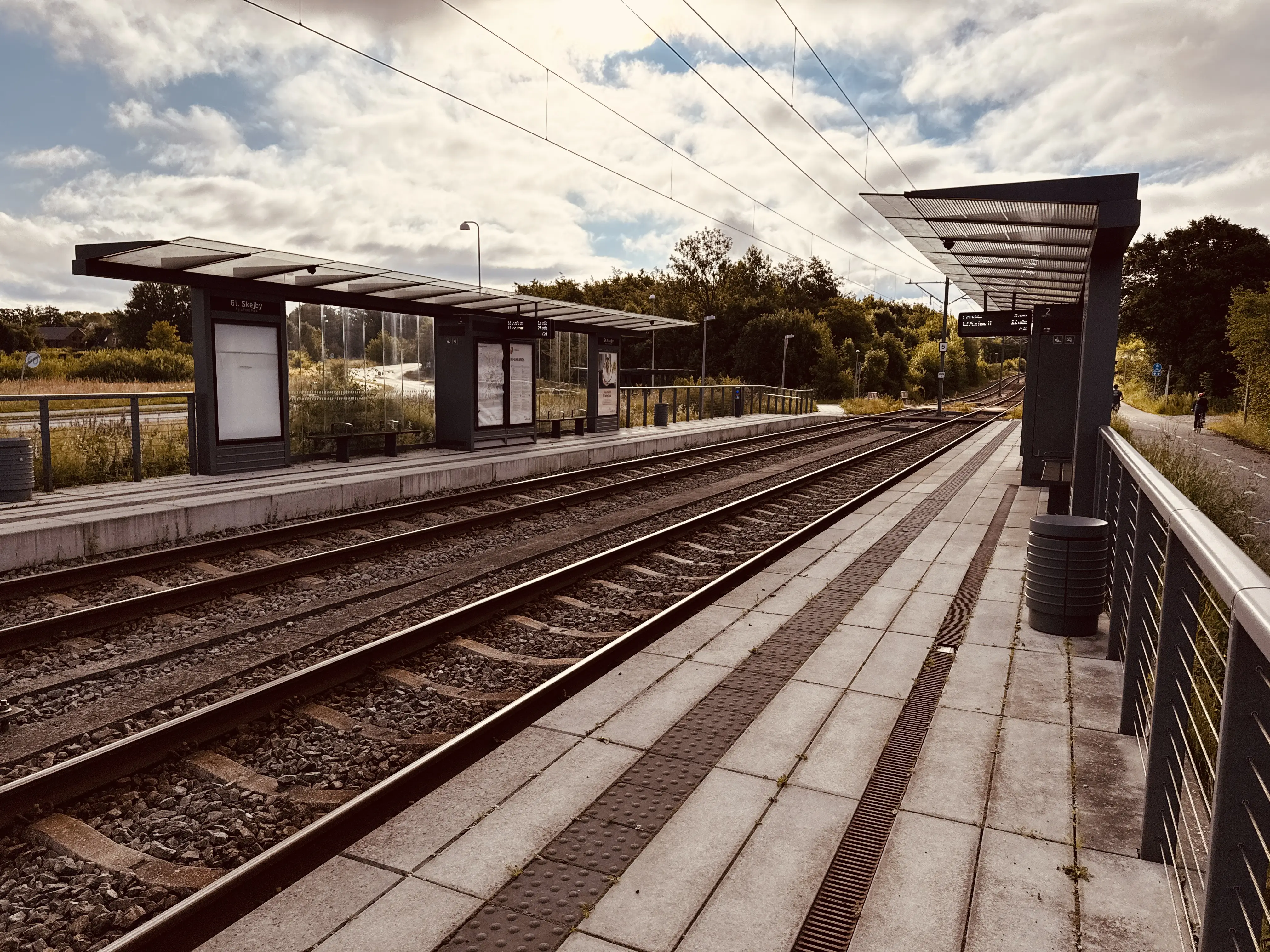 Billede af Gl. Skejby (Agro Food Park) Letbanestation. Billede af Gl. Skejby (Agro Food Park) Letbanestation.