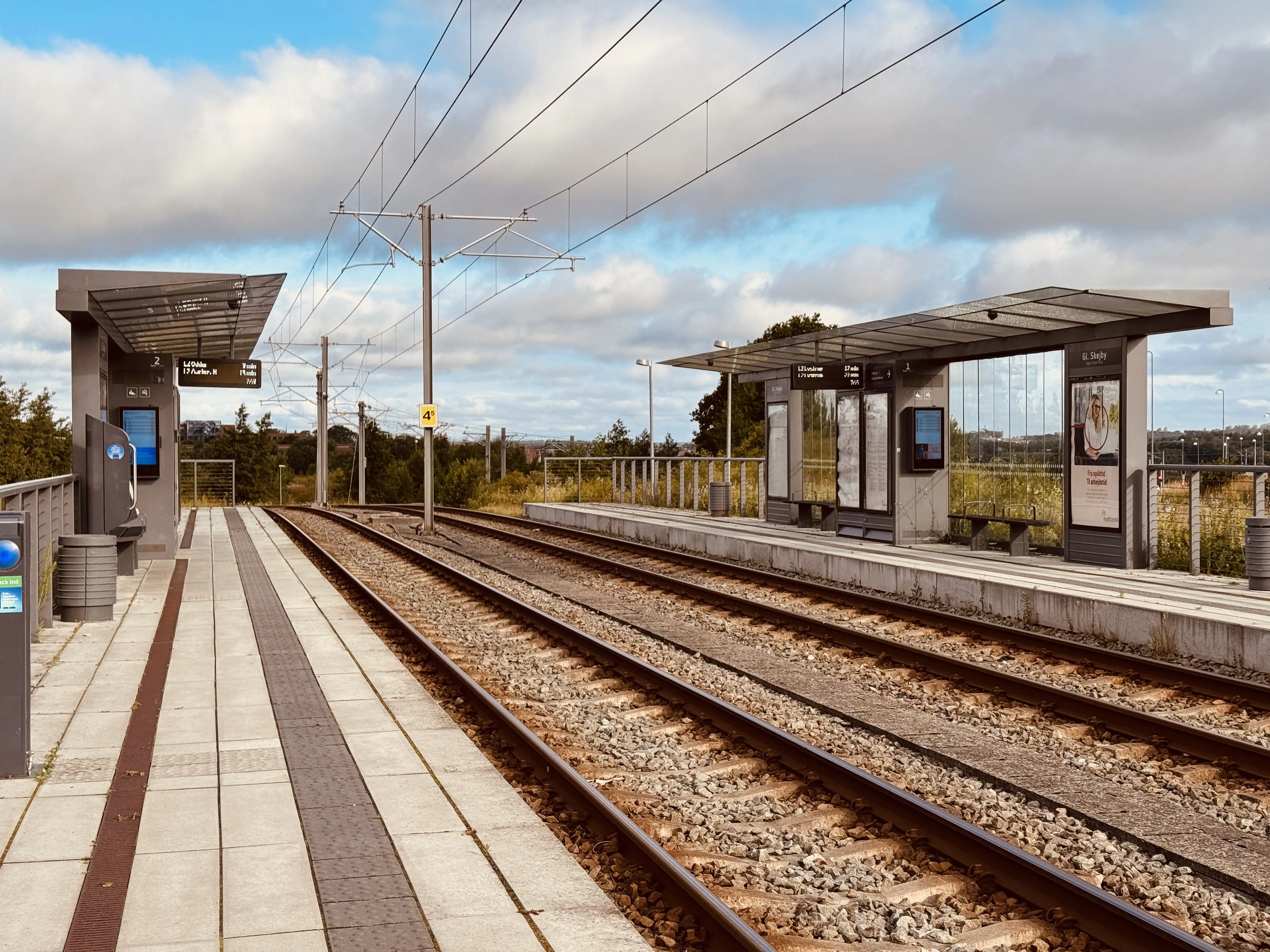 Billede af Gl. Skejby (Agro Food Park) Letbanestation. Billede af Gl. Skejby (Agro Food Park) Letbanestation.