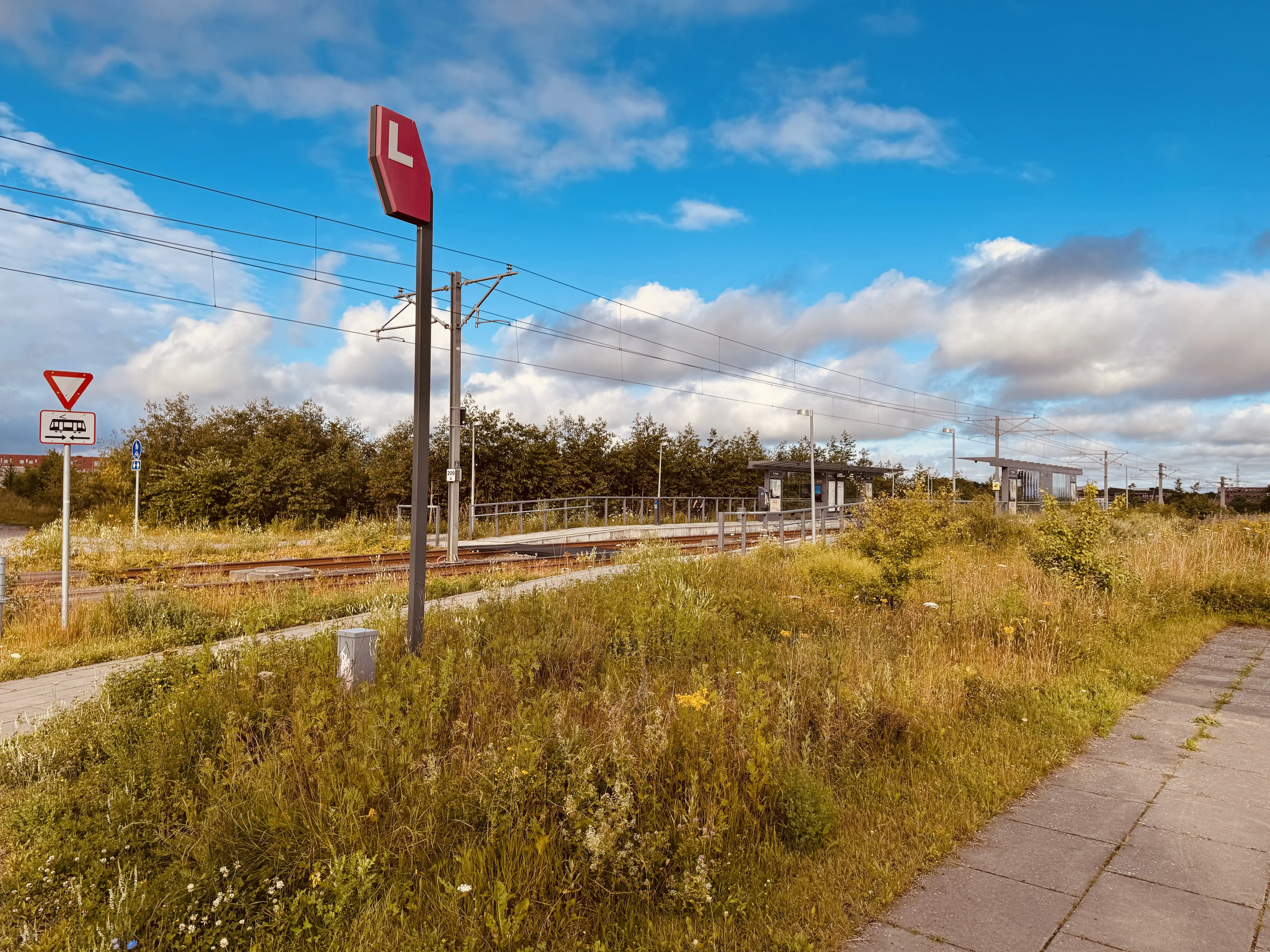 Billede af Gl. Skejby (Agro Food Park) Letbanestation. Billede af Gl. Skejby (Agro Food Park) Letbanestation.