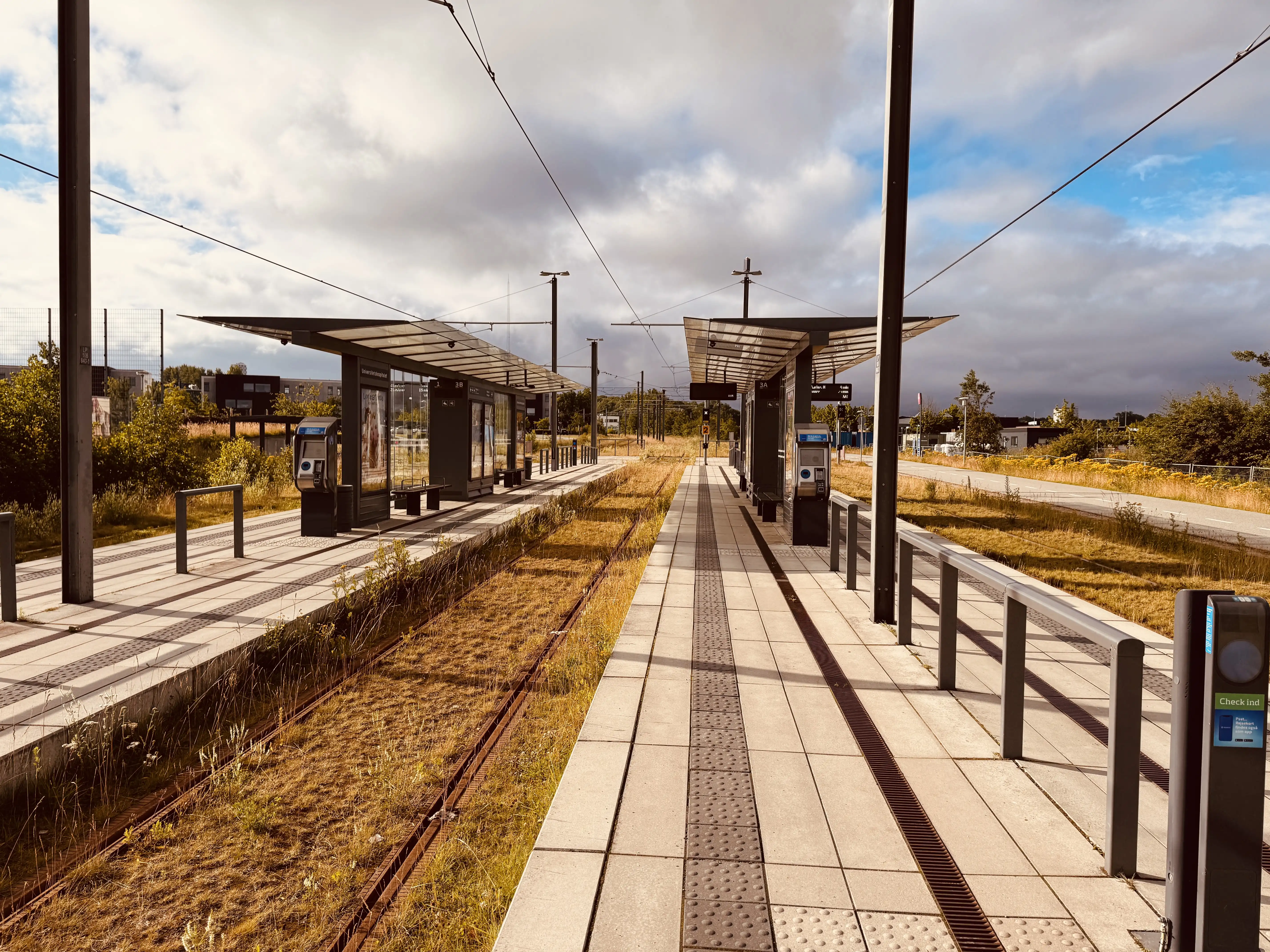 Billede af Aarhus Universitetshospital Letbanestation.