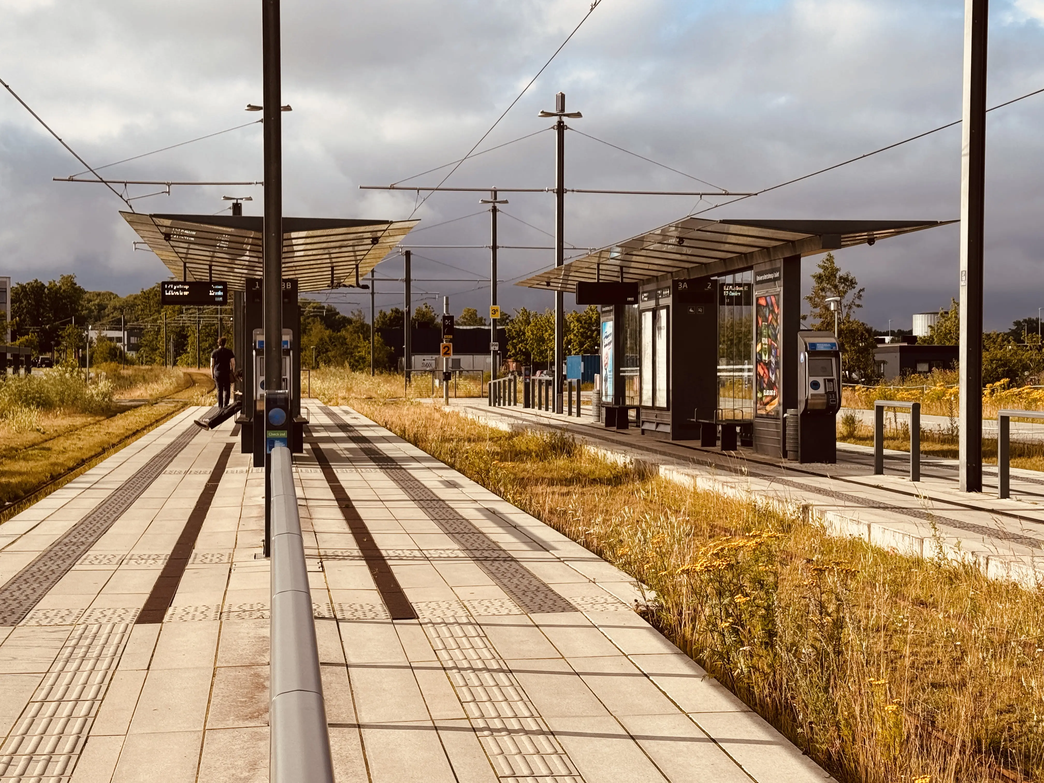 Billede af Aarhus Universitetshospital Letbanestation.