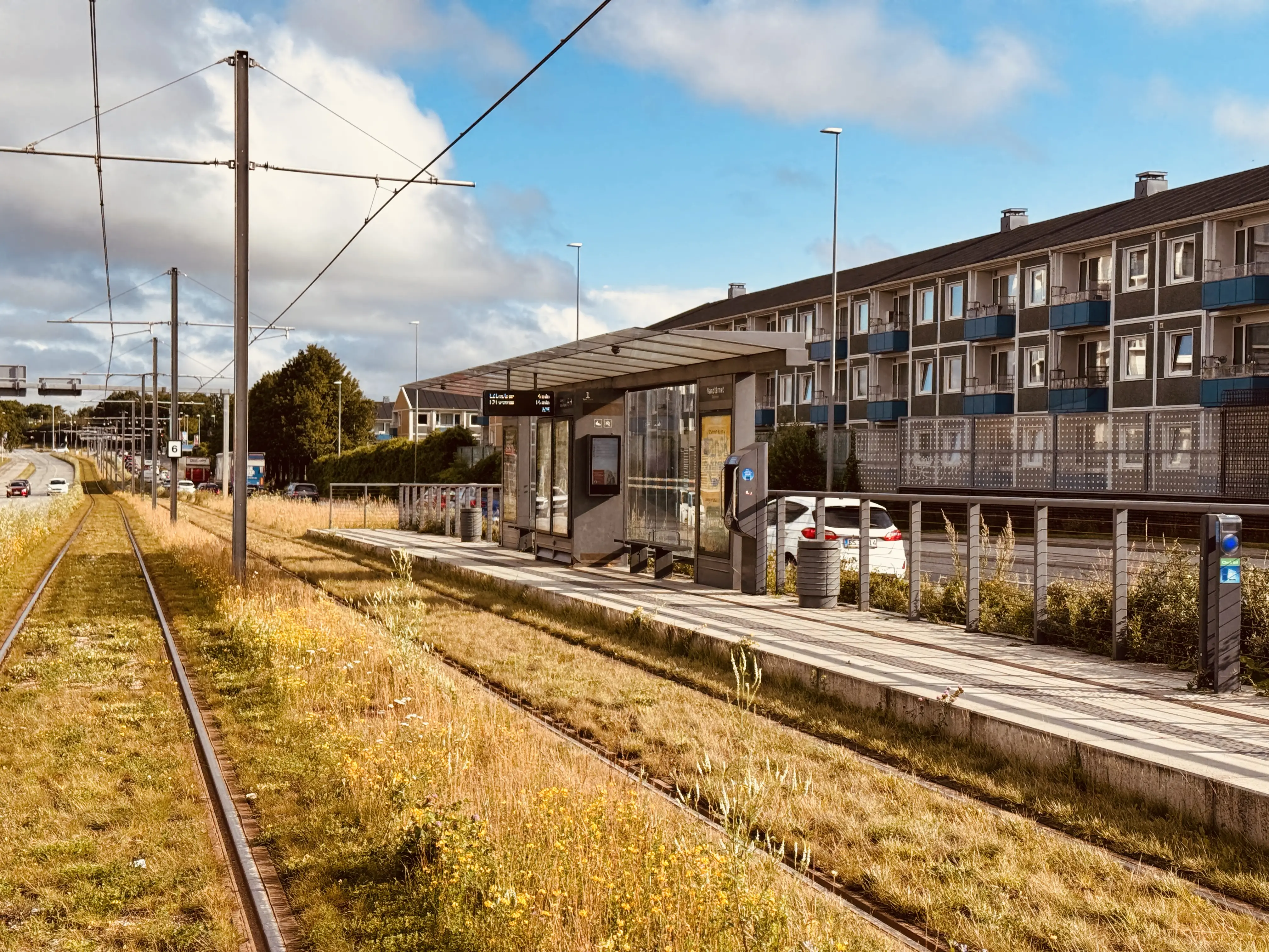 Billede af Vandtårnet (Ringvejen) Letbanestation. Billede af Vandtårnet (Ringvejen) Letbanestation.